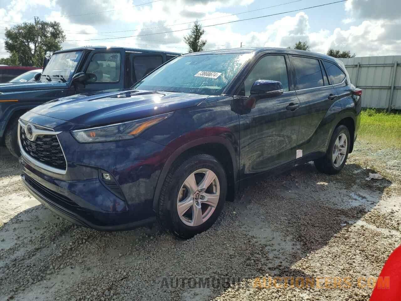 5TDBZRBH7NS254959 TOYOTA HIGHLANDER 2022