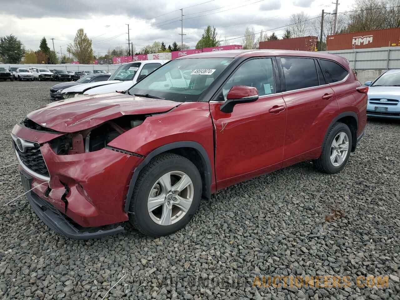 5TDBZRBH8MS125658 TOYOTA HIGHLANDER 2021