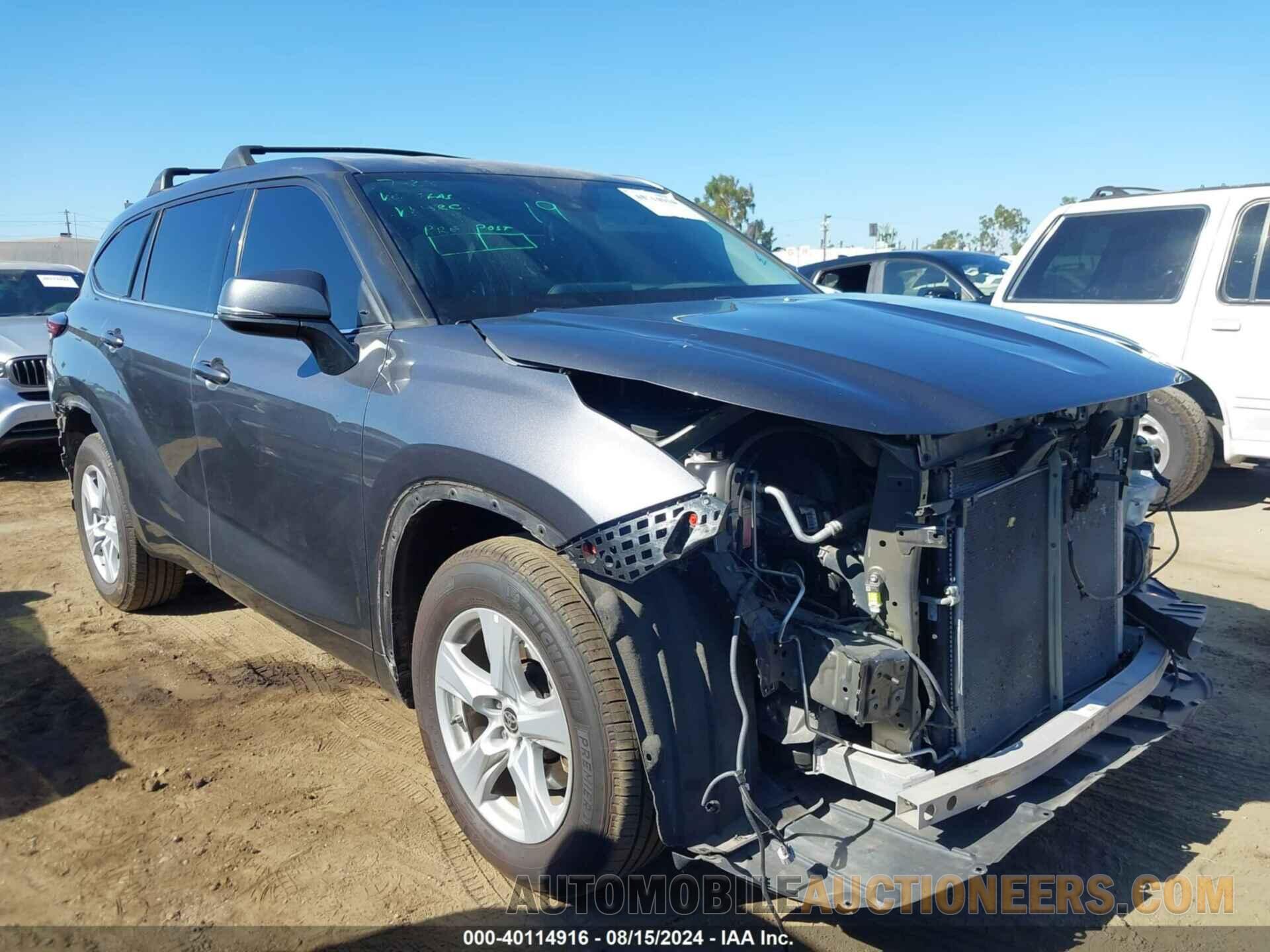 5TDBZRBH9MS528063 TOYOTA HIGHLANDER 2021