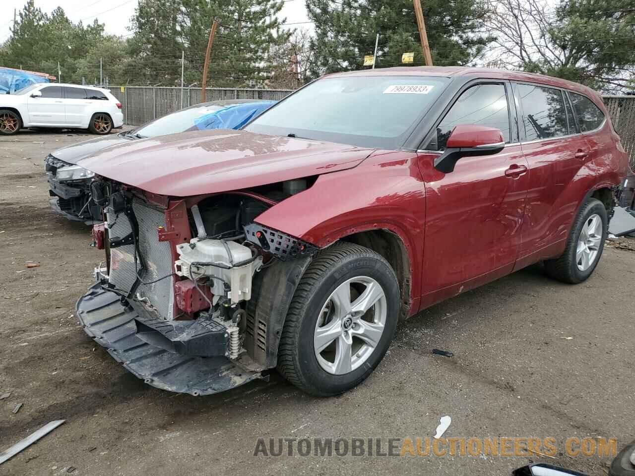 5TDBZRBHXLS021607 TOYOTA HIGHLANDER 2020