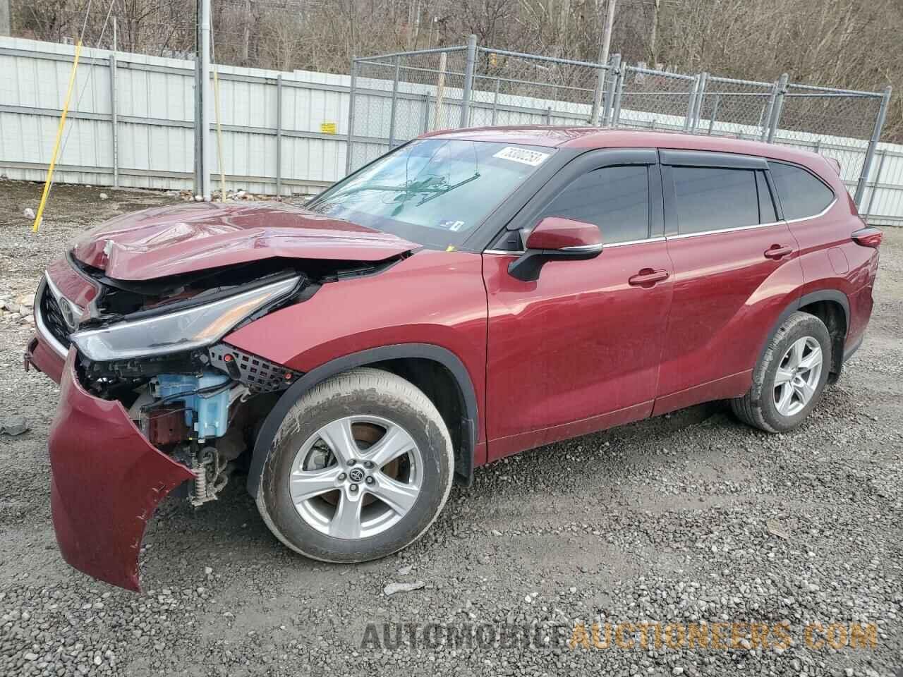 5TDBZRBHXMS154126 TOYOTA HIGHLANDER 2021