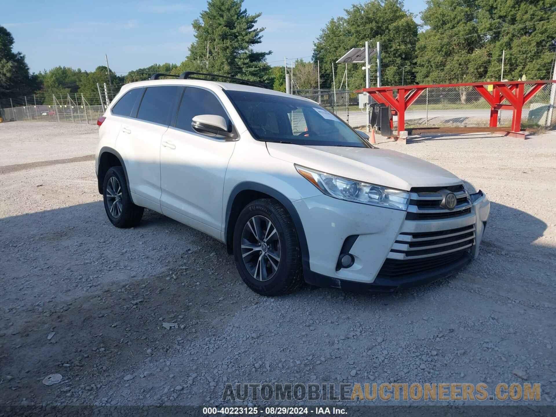 5TDBZRFH0HS391515 TOYOTA HIGHLANDER 2017