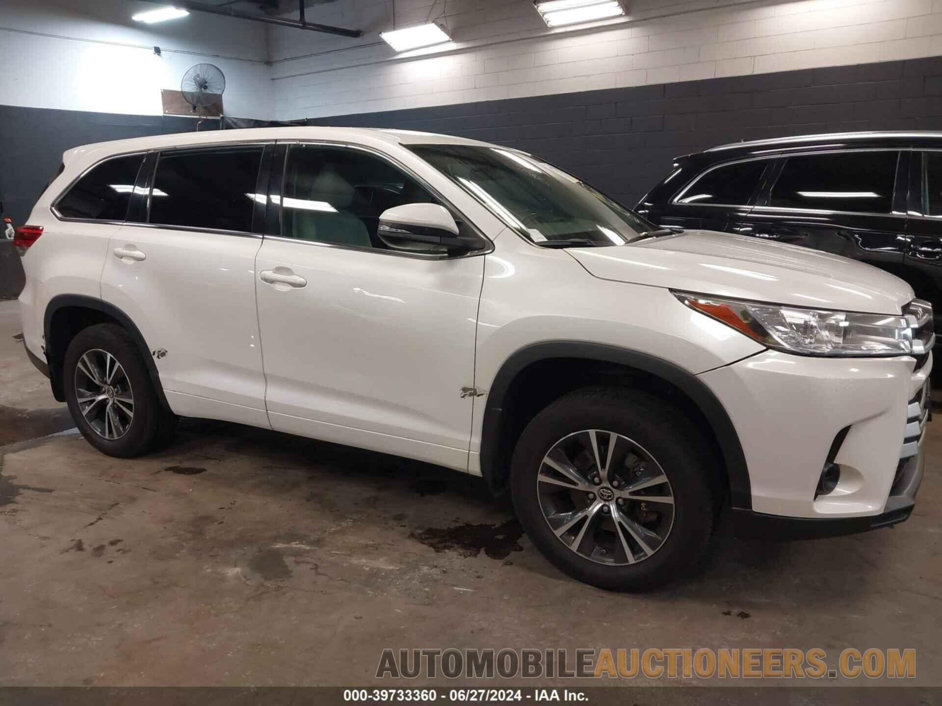 5TDBZRFH0HS423170 TOYOTA HIGHLANDER 2017