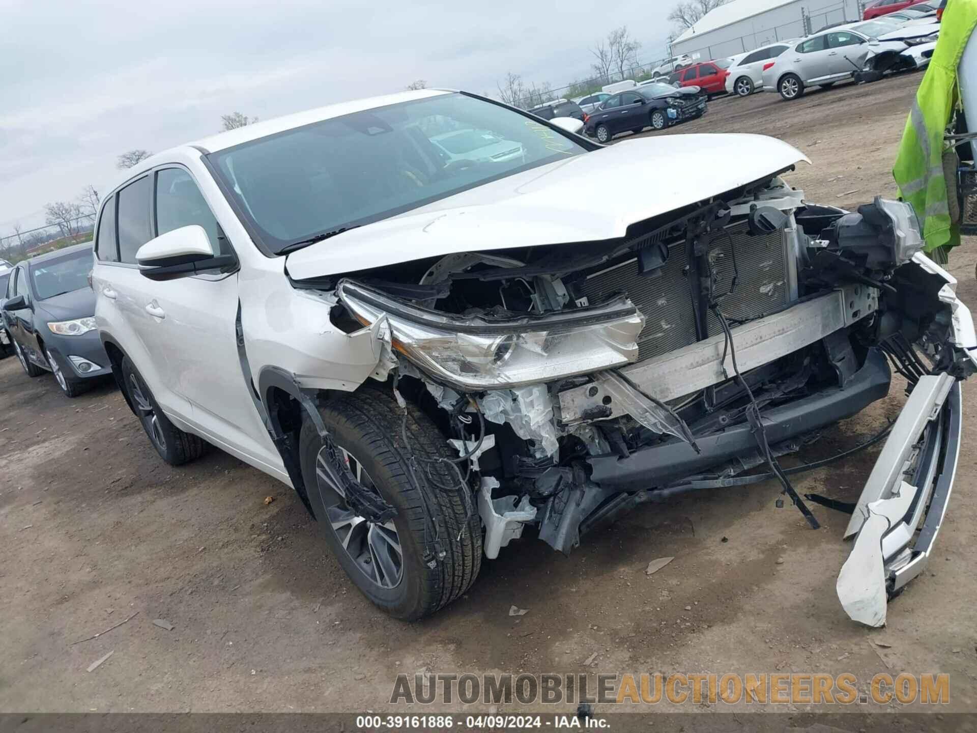 5TDBZRFH0JS836969 TOYOTA HIGHLANDER 2018