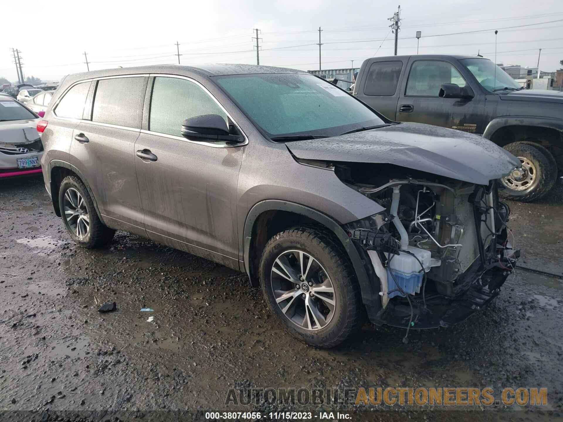 5TDBZRFH0JS882852 TOYOTA HIGHLANDER 2018