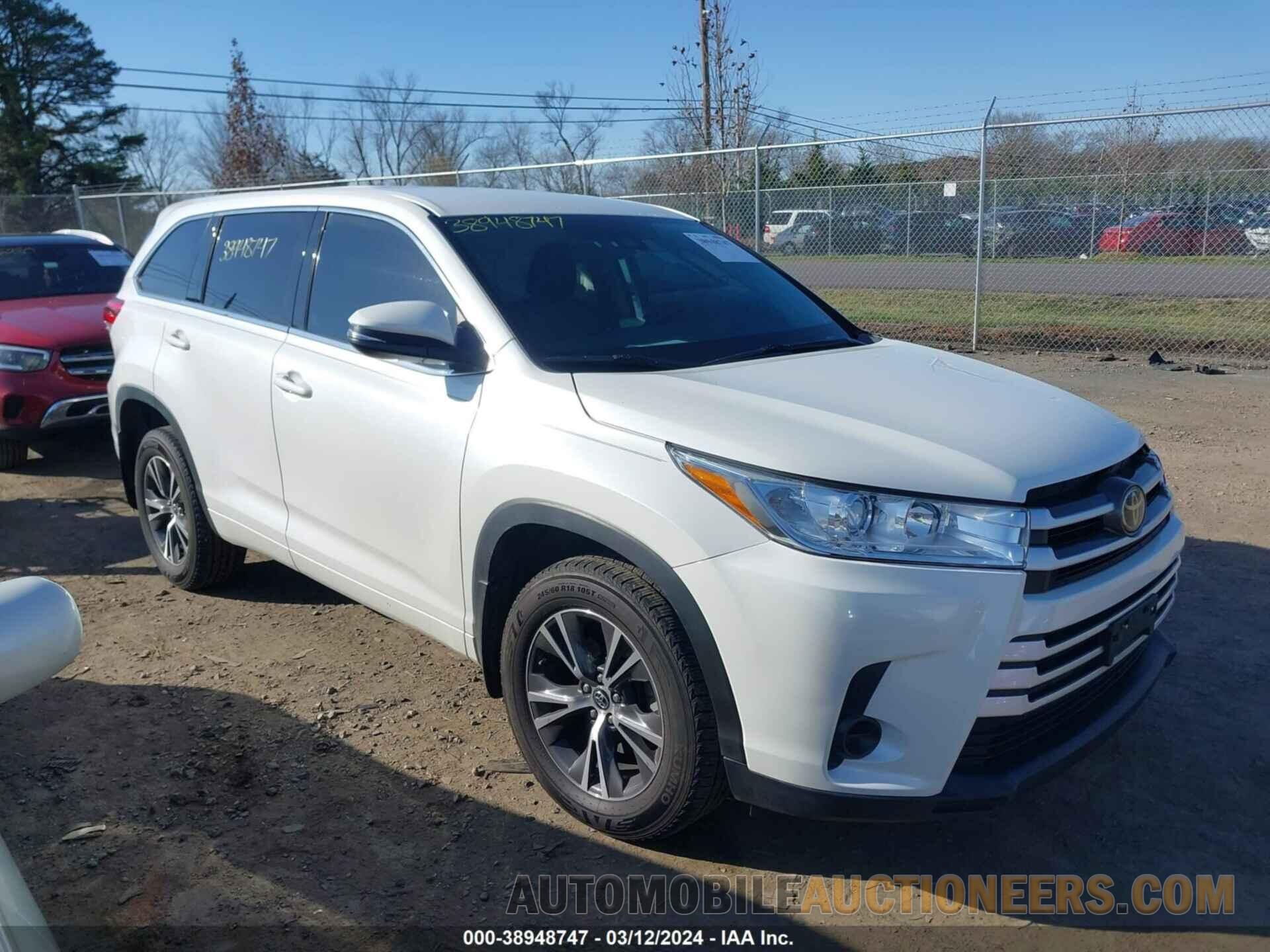 5TDBZRFH0JS904817 TOYOTA HIGHLANDER 2018