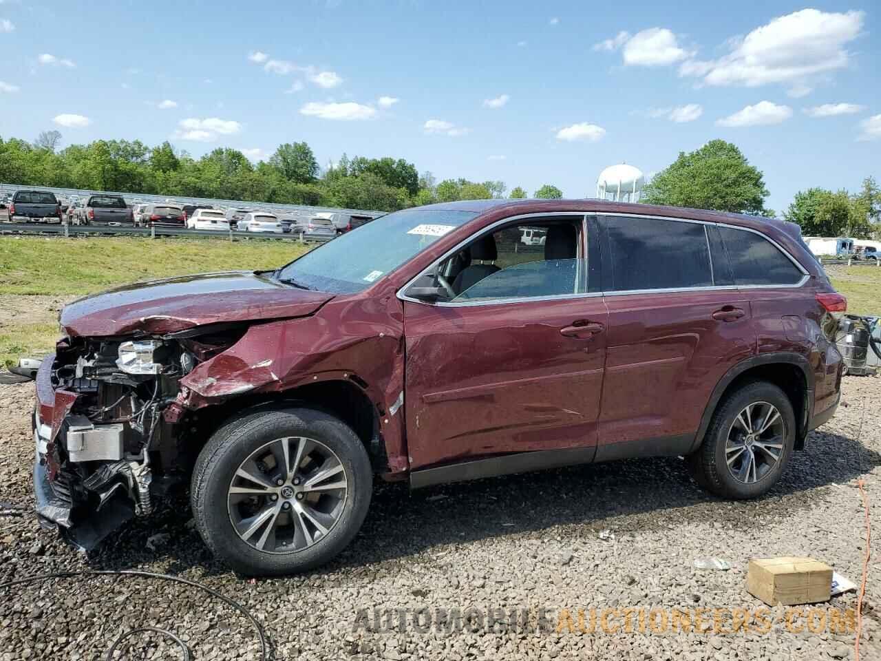 5TDBZRFH0KS936149 TOYOTA HIGHLANDER 2019