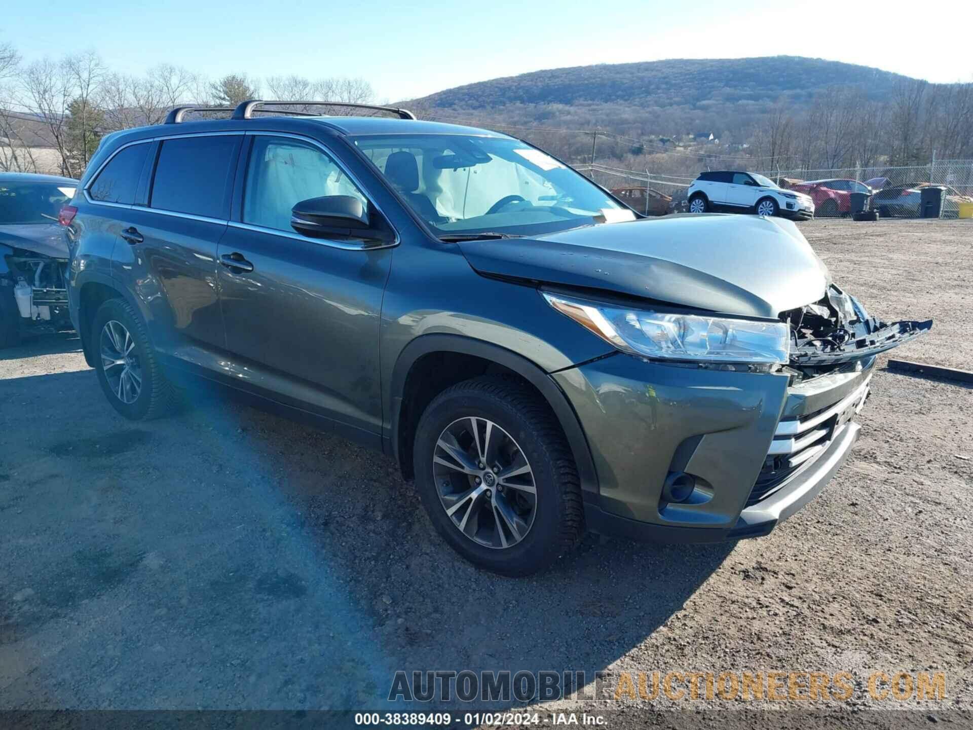 5TDBZRFH0KS942002 TOYOTA HIGHLANDER 2019