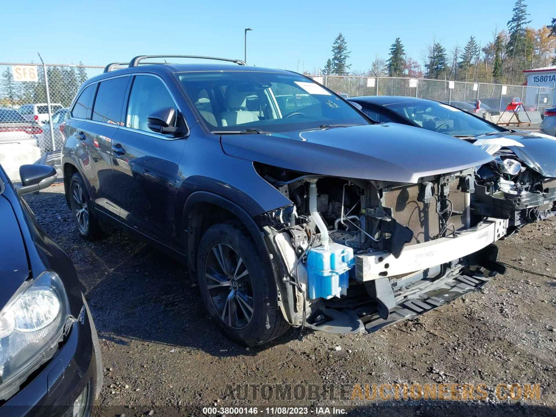 5TDBZRFH0KS950360 TOYOTA HIGHLANDER 2019