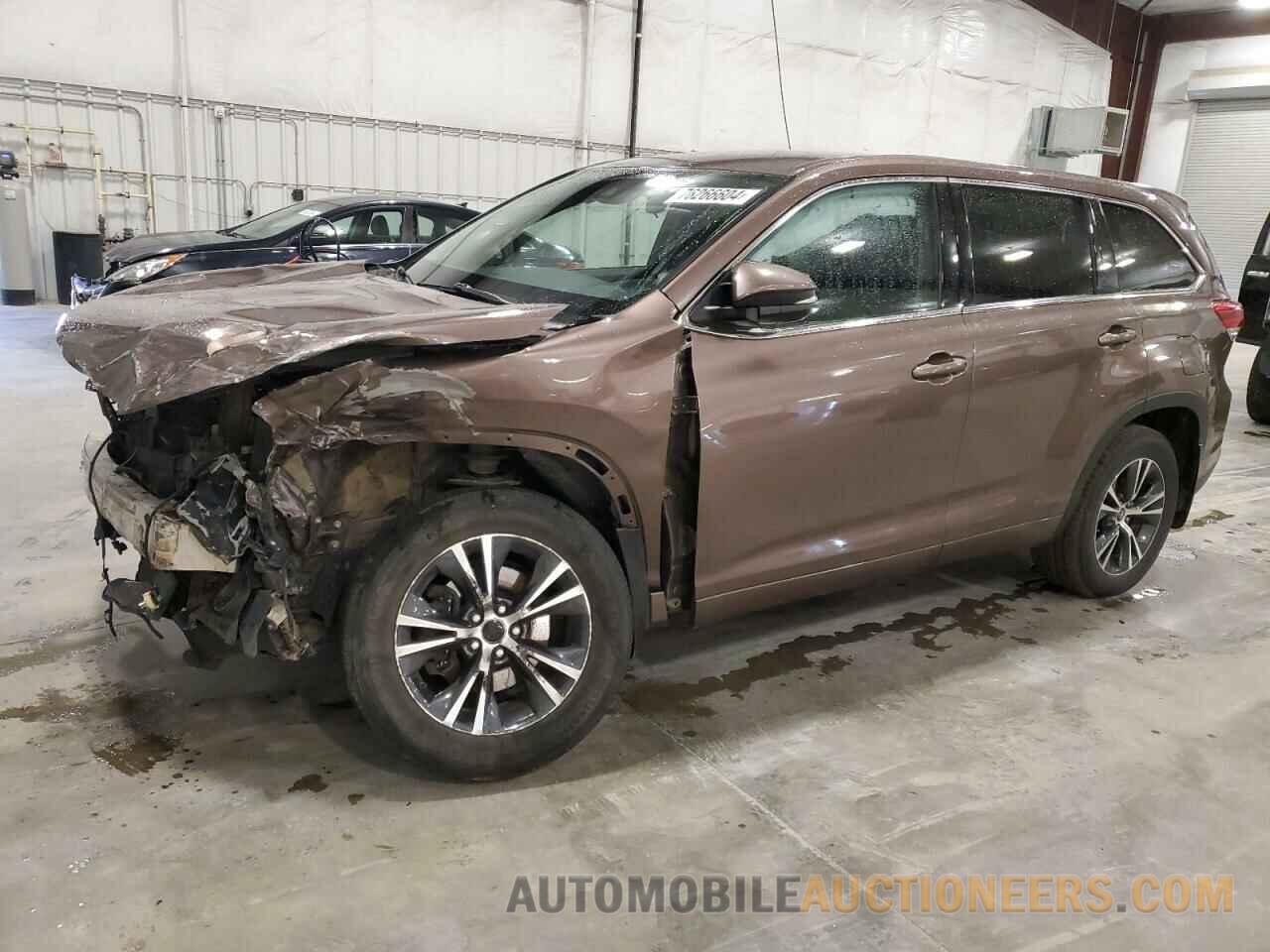 5TDBZRFH1HS365201 TOYOTA HIGHLANDER 2017