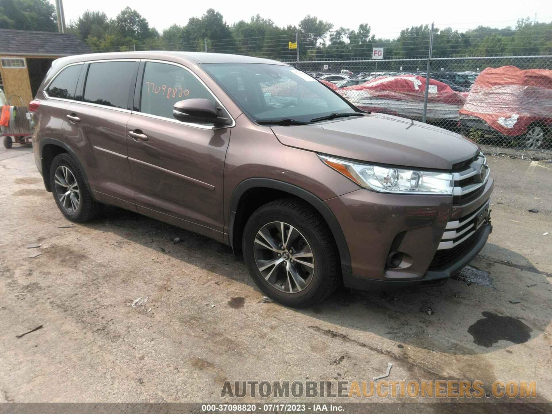 5TDBZRFH1HS397114 TOYOTA HIGHLANDER 2017