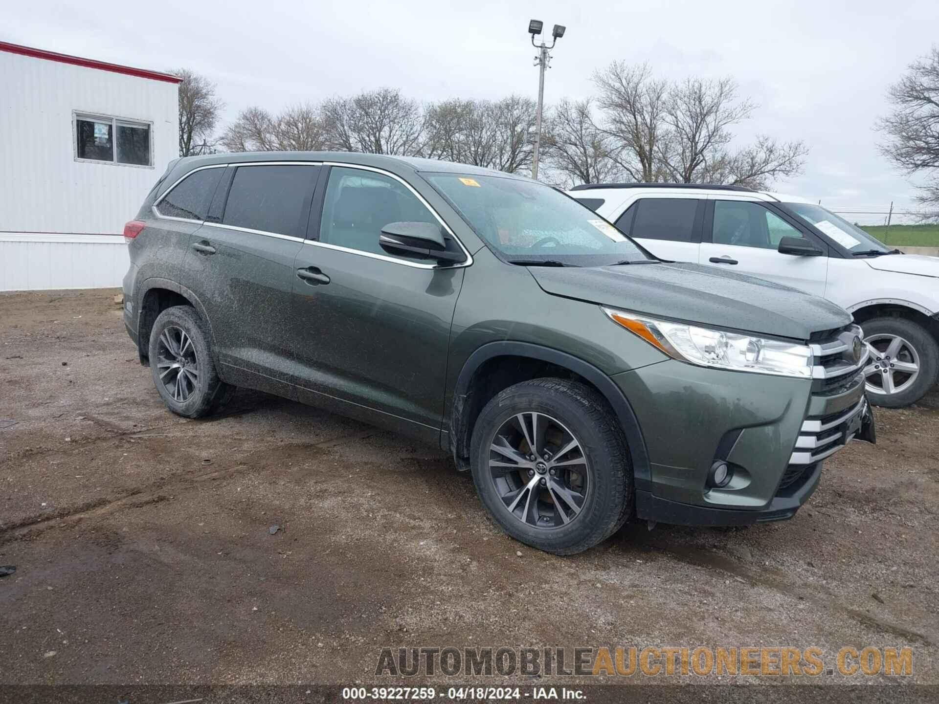 5TDBZRFH1JS485666 TOYOTA HIGHLANDER 2018