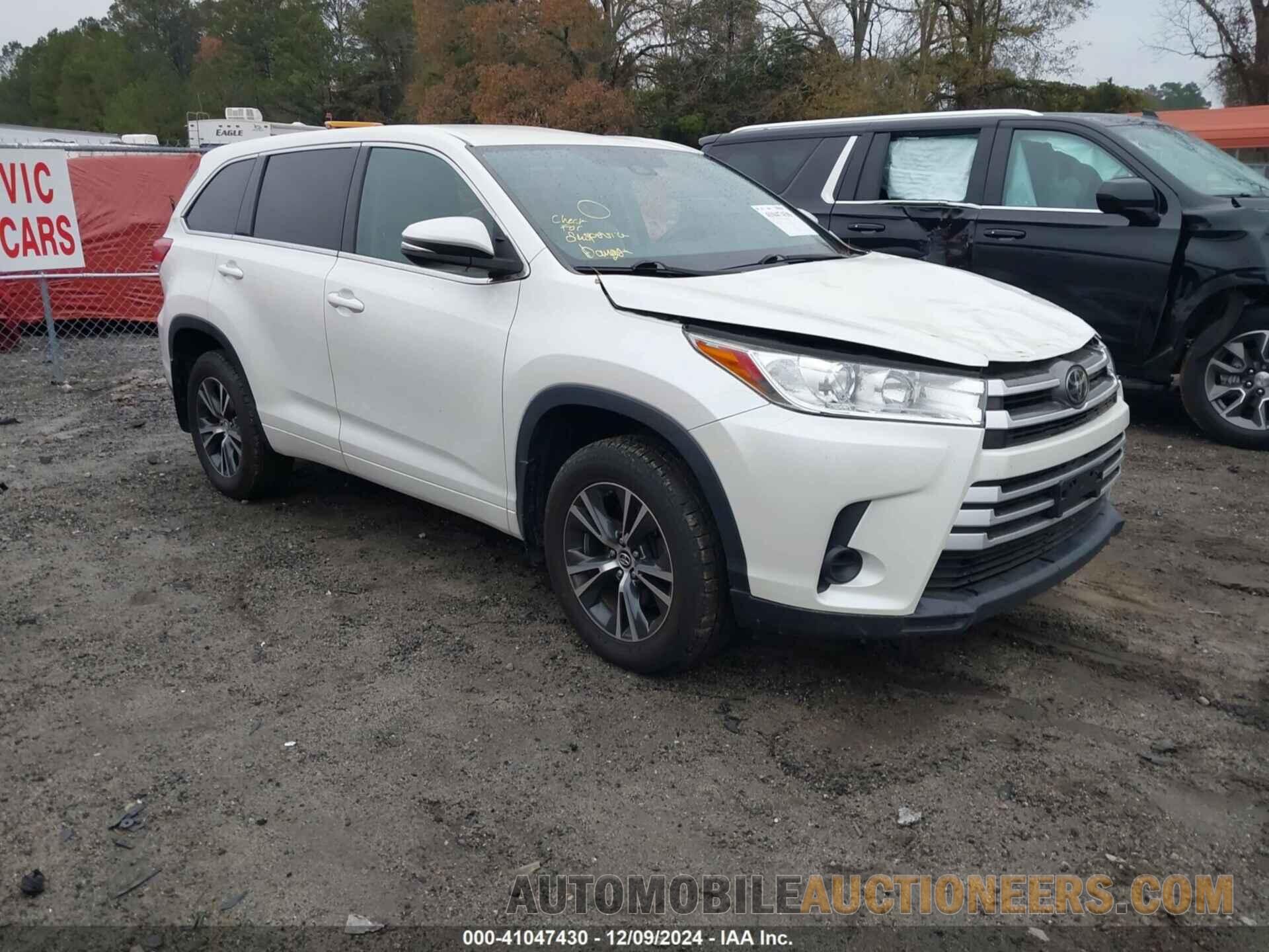 5TDBZRFH1JS886439 TOYOTA HIGHLANDER 2018