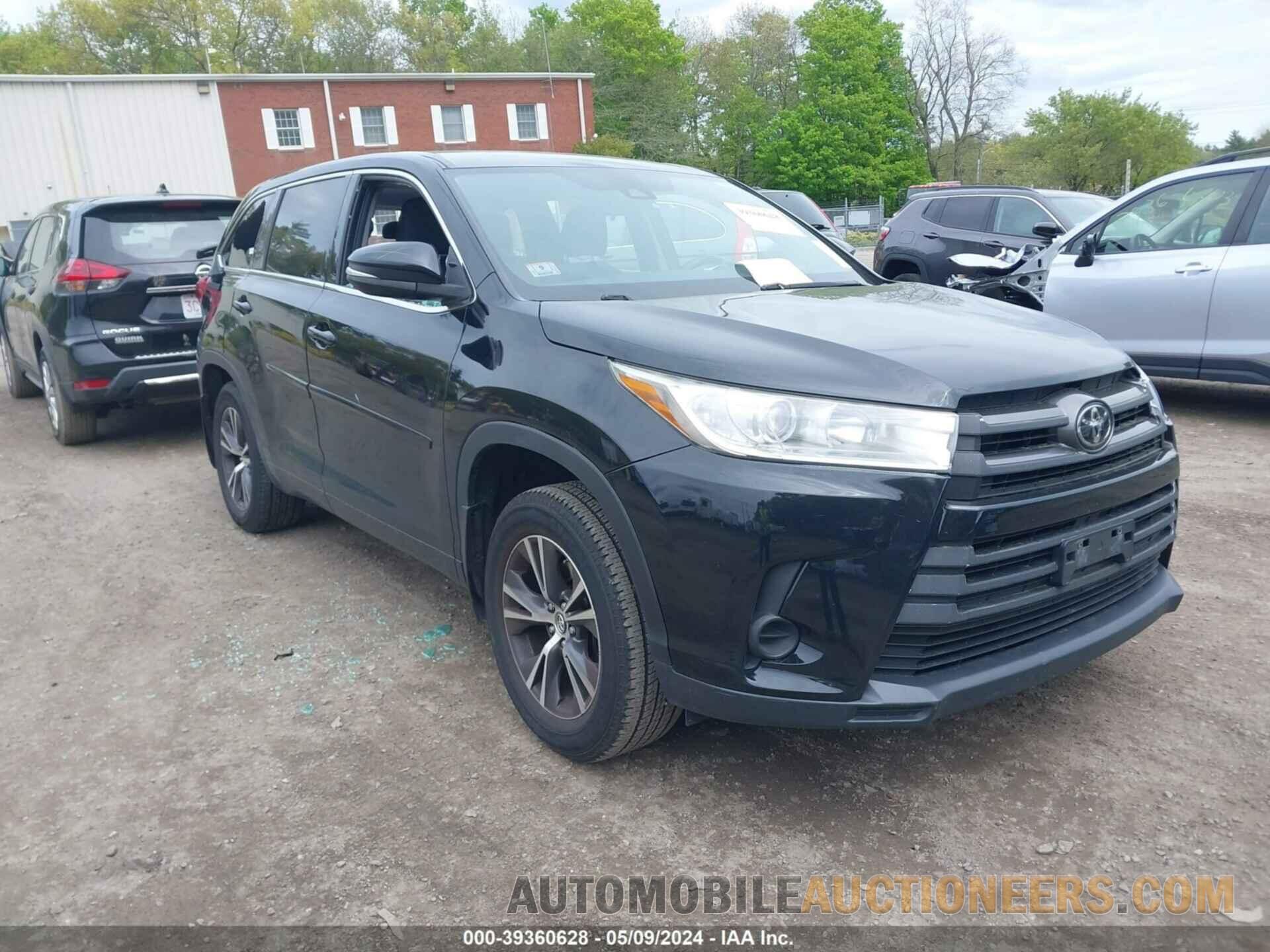 5TDBZRFH2HS384047 TOYOTA HIGHLANDER 2017