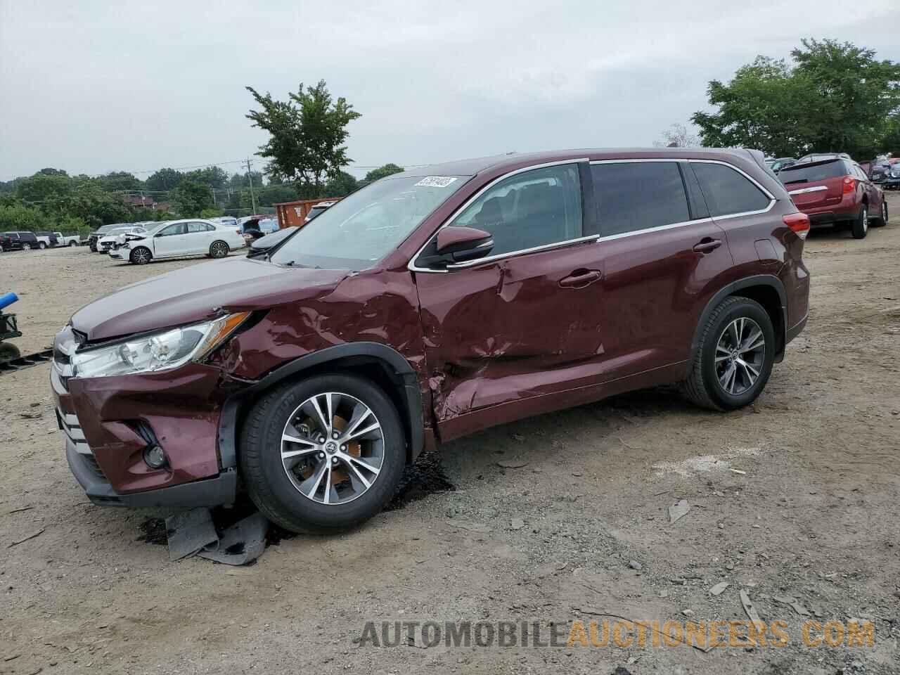 5TDBZRFH2HS402322 TOYOTA HIGHLANDER 2017