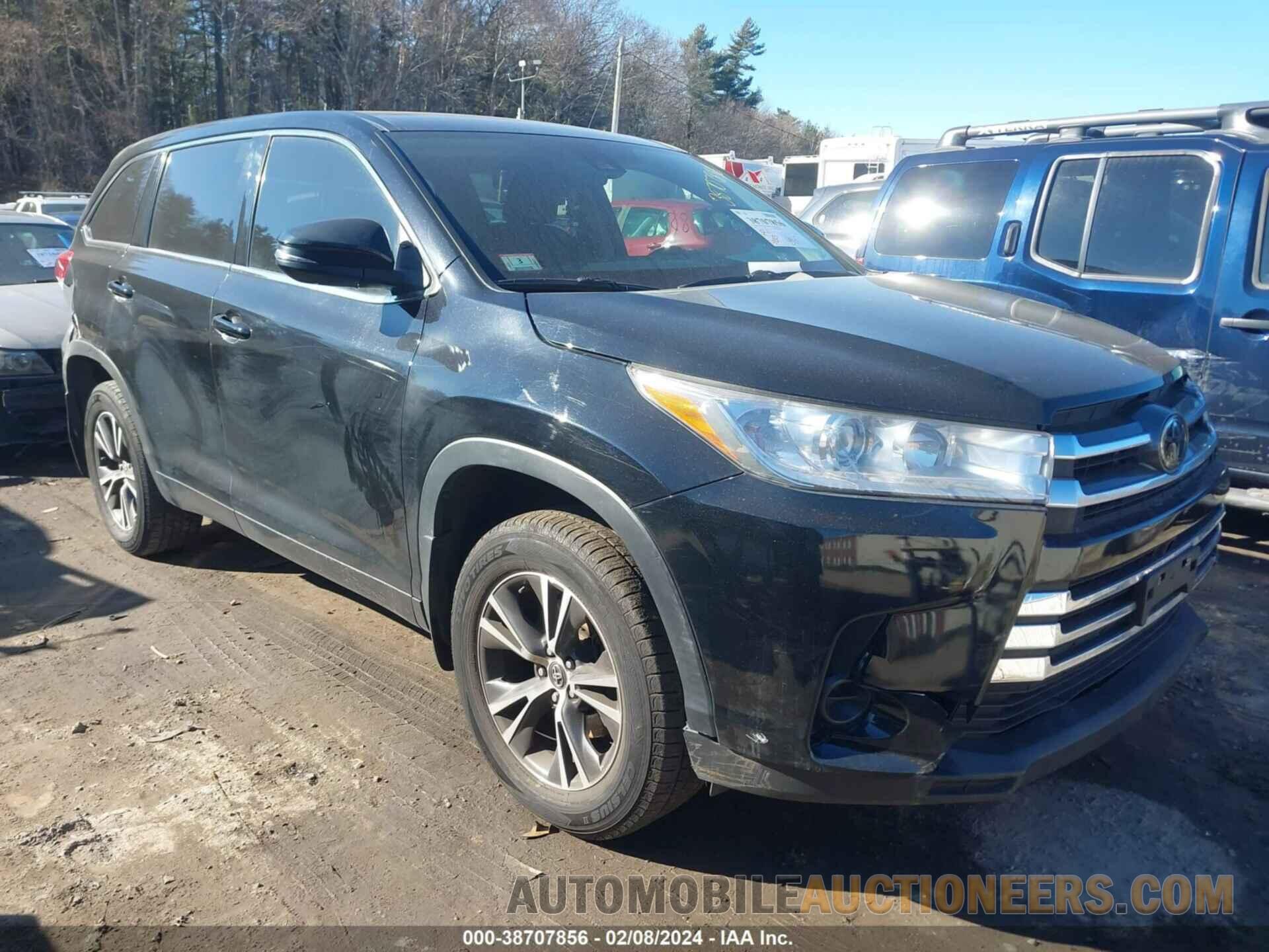 5TDBZRFH2HS412543 TOYOTA HIGHLANDER 2017