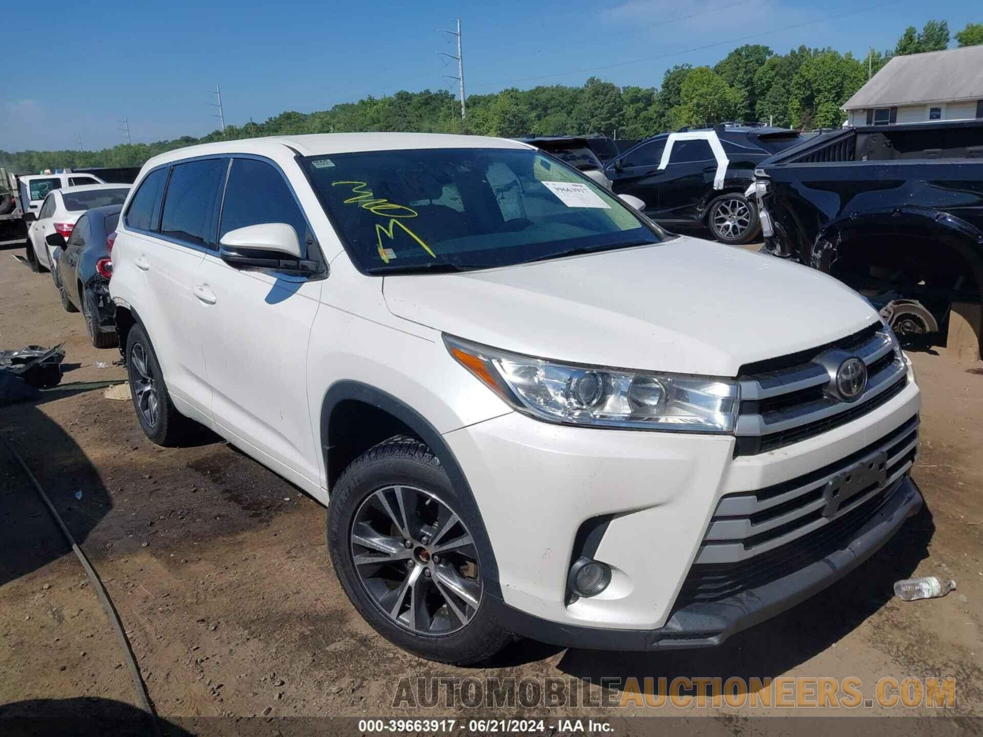 5TDBZRFH2HS420478 TOYOTA HIGHLANDER 2017