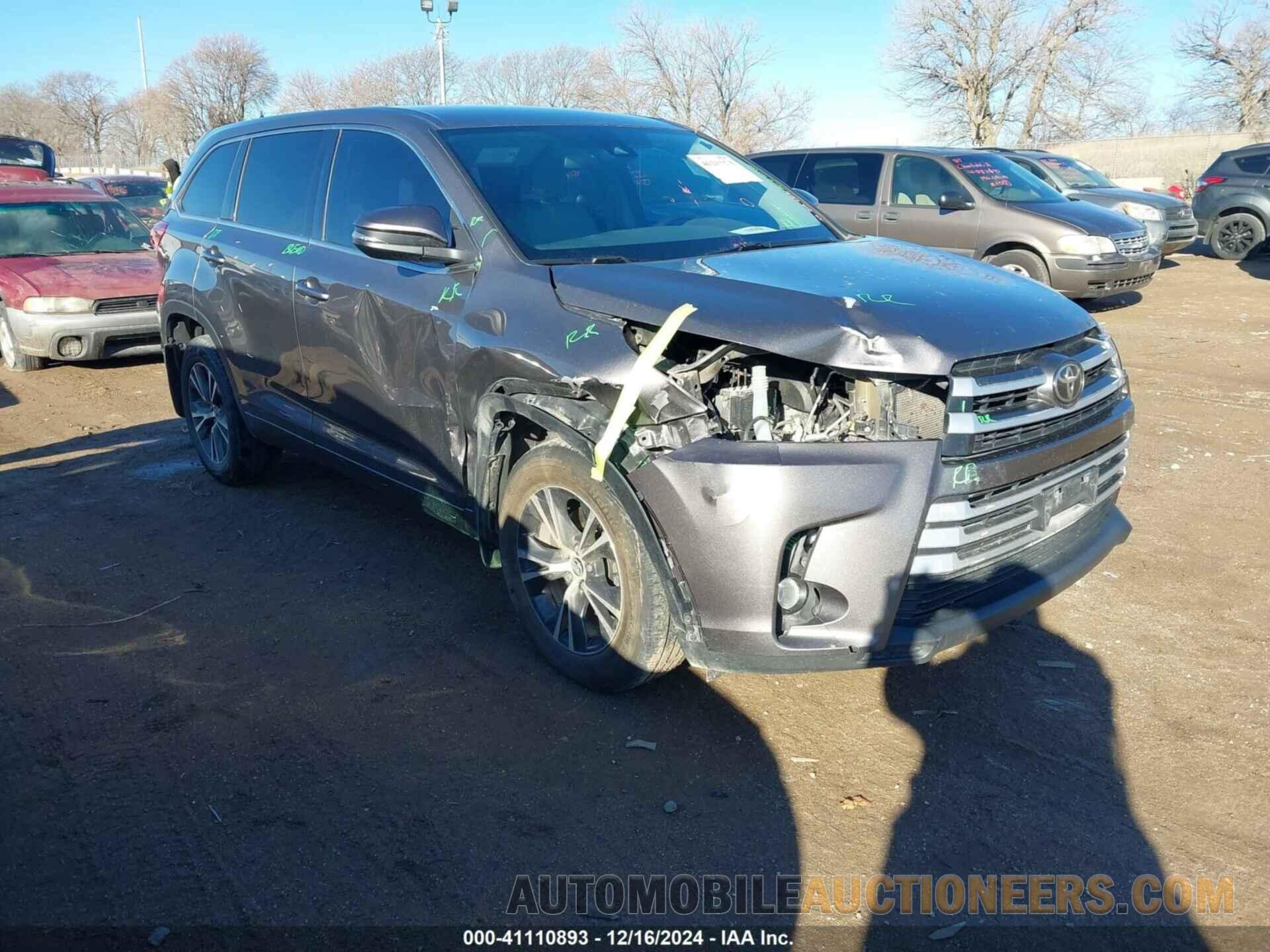 5TDBZRFH2HS426569 TOYOTA HIGHLANDER 2017