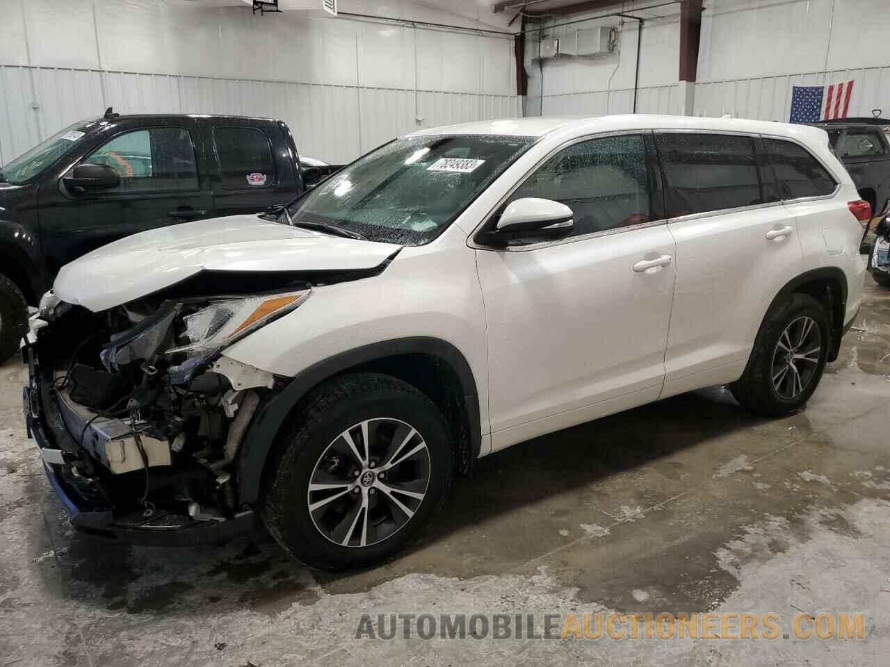 5TDBZRFH2HS445204 TOYOTA HIGHLANDER 2017