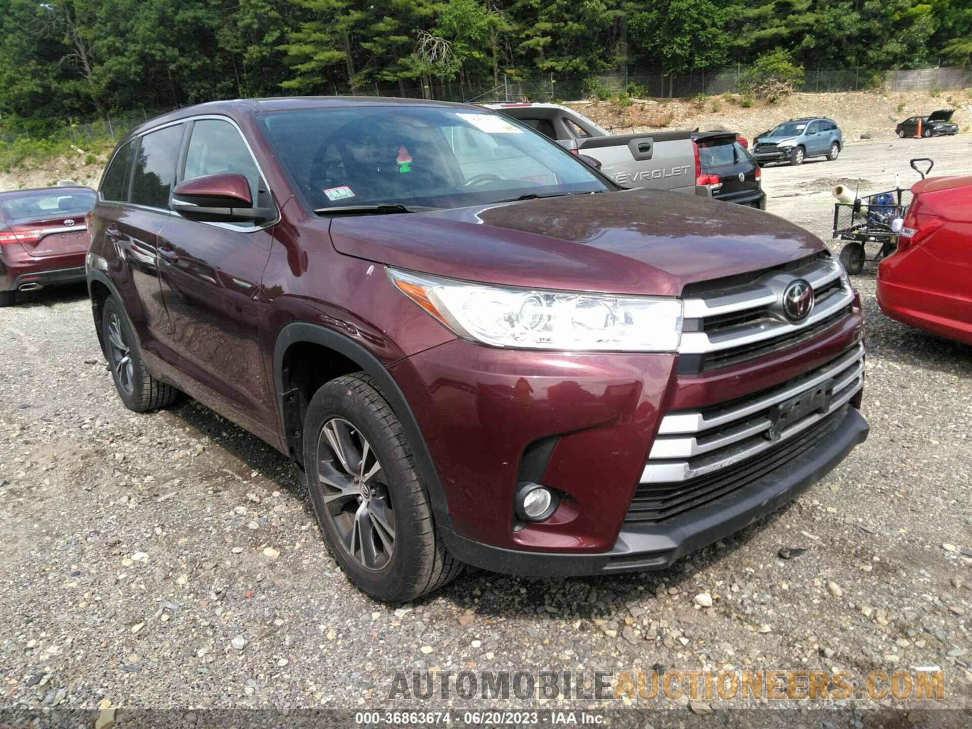 5TDBZRFH2HS451679 TOYOTA HIGHLANDER 2017