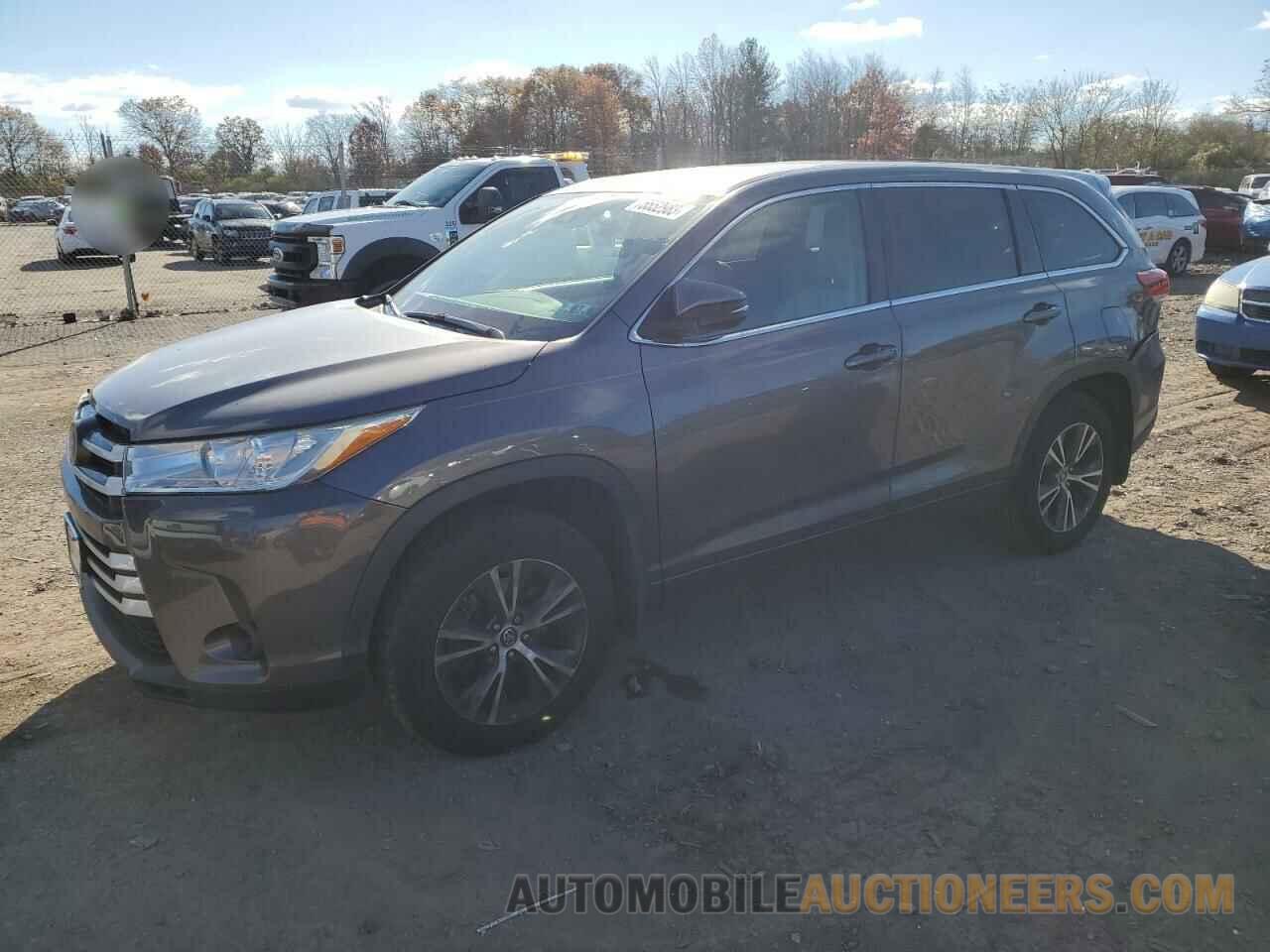 5TDBZRFH2HS458731 TOYOTA HIGHLANDER 2017