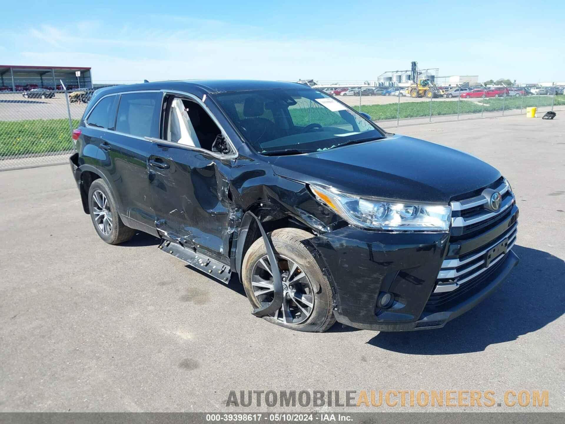 5TDBZRFH2JS843079 TOYOTA HIGHLANDER 2018