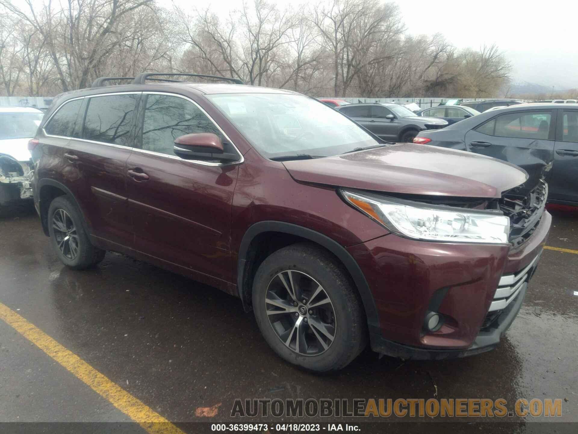 5TDBZRFH2JS846466 TOYOTA HIGHLANDER 2018