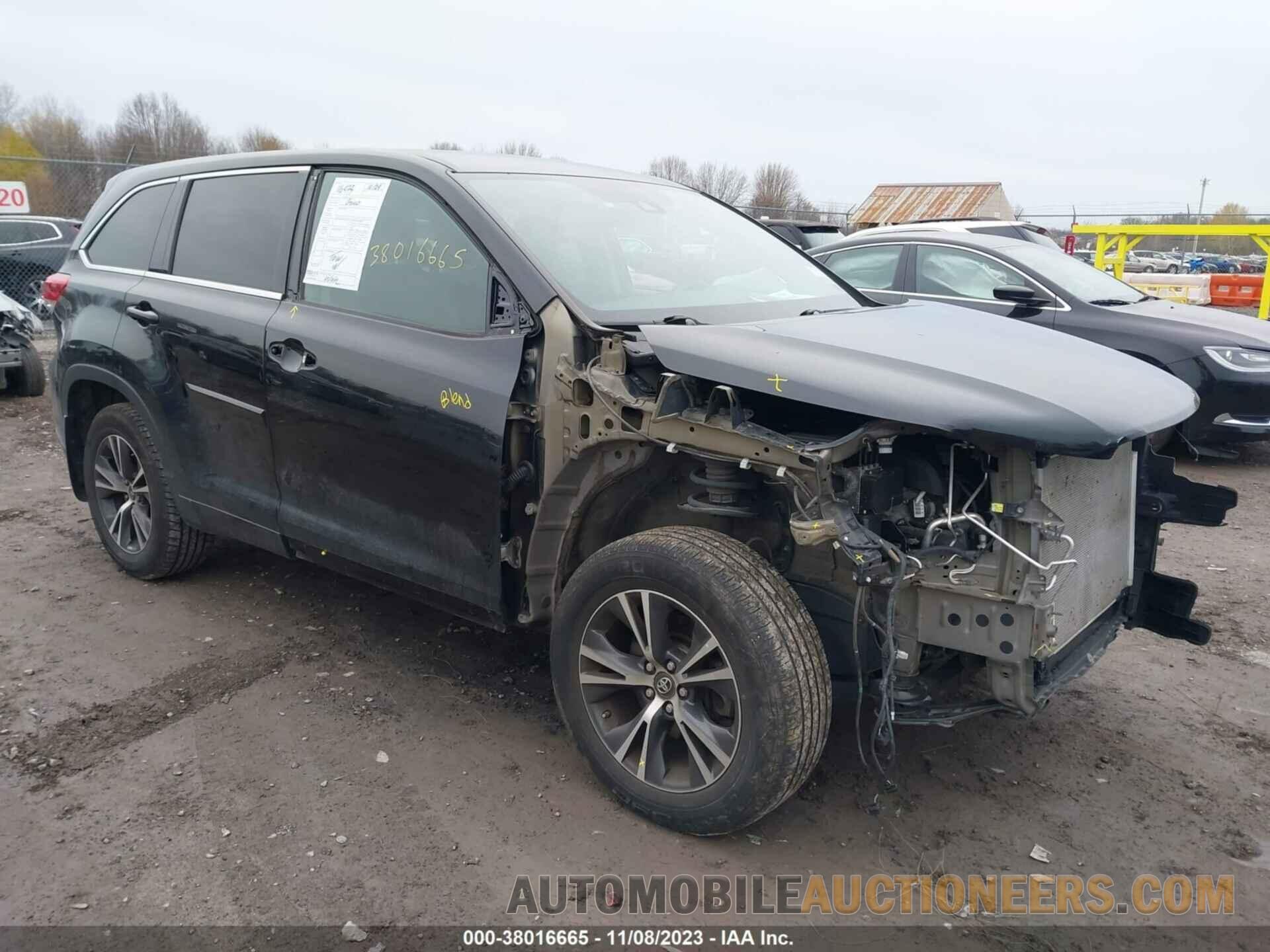 5TDBZRFH2JS874946 TOYOTA HIGHLANDER 2018