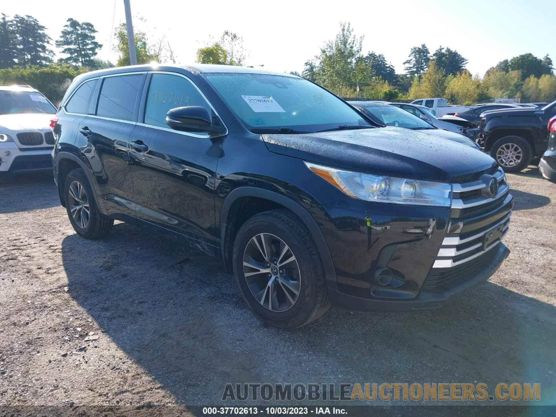 5TDBZRFH2JS875319 TOYOTA HIGHLANDER 2018