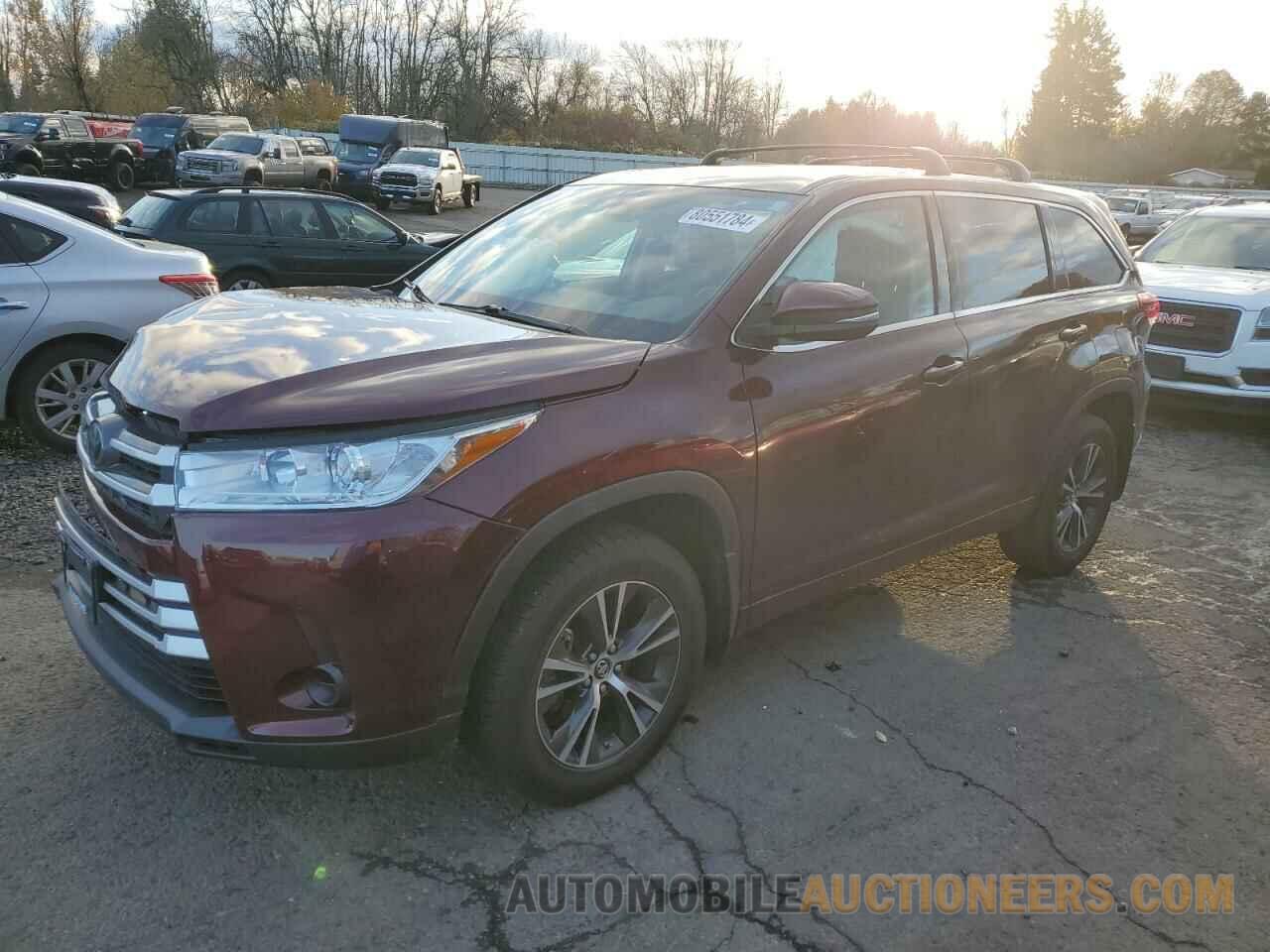 5TDBZRFH2JS892038 TOYOTA HIGHLANDER 2018