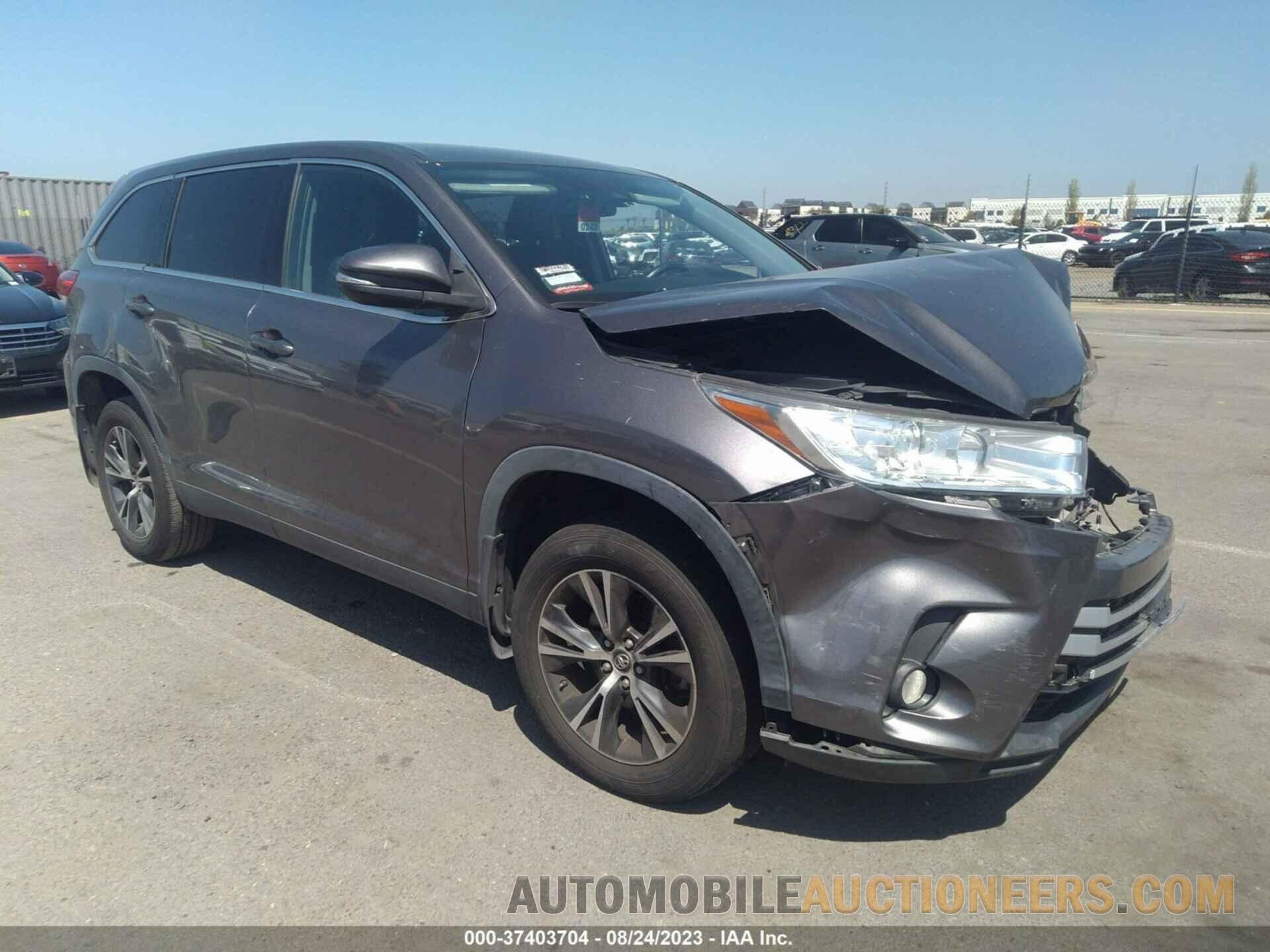 5TDBZRFH2KS729889 TOYOTA HIGHLANDER 2019