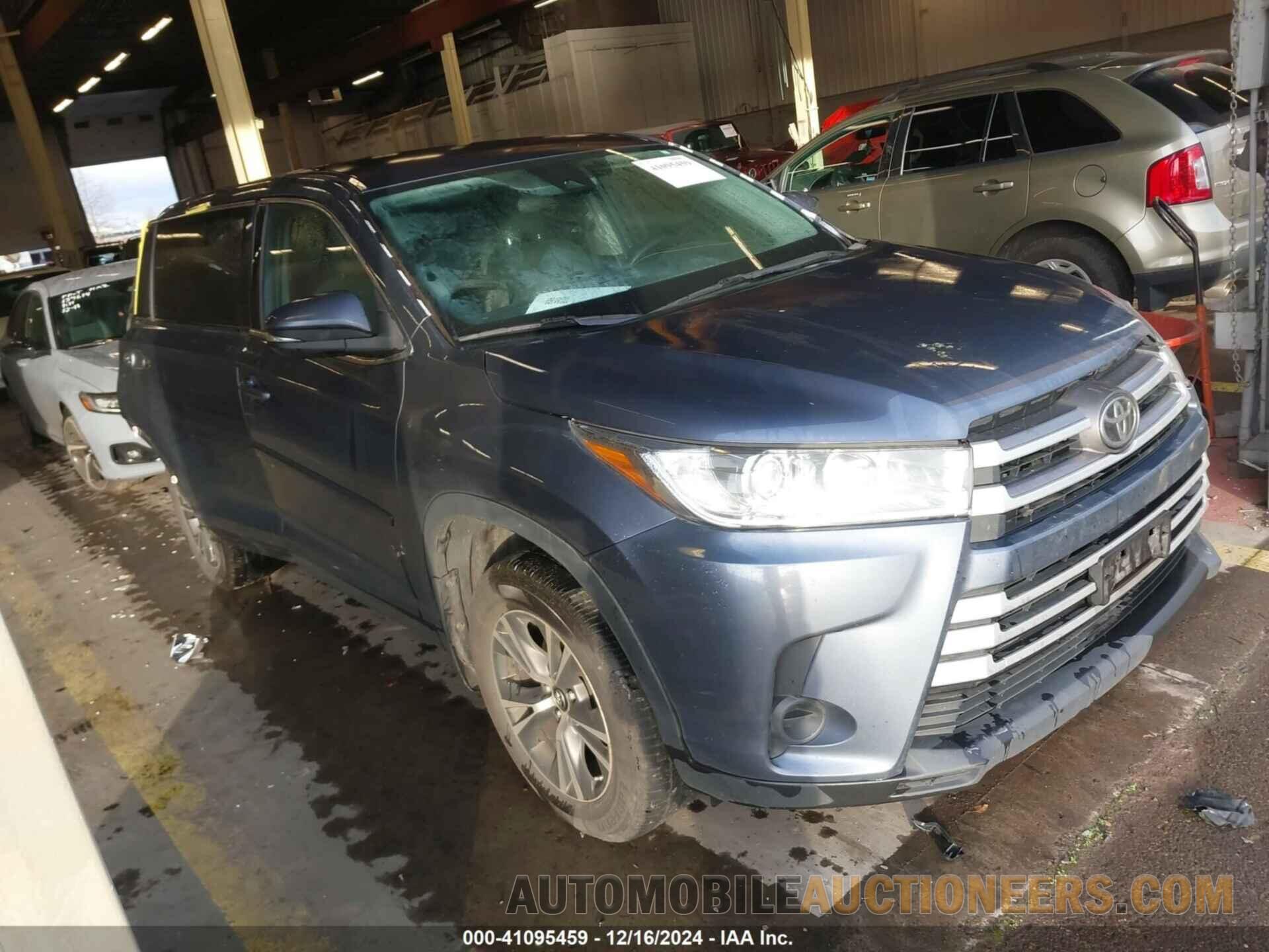 5TDBZRFH2KS923080 TOYOTA HIGHLANDER 2019