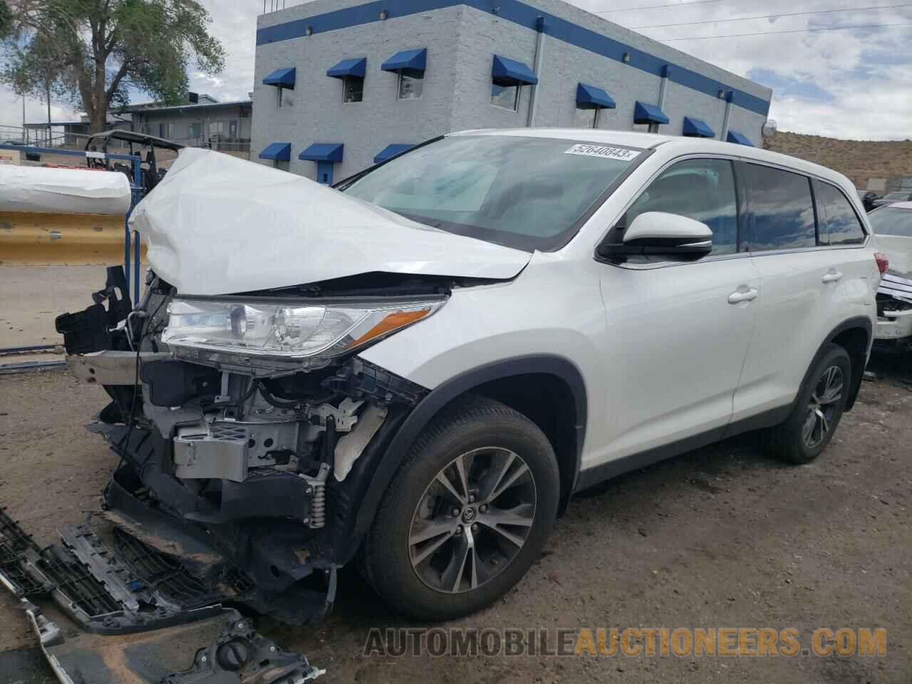 5TDBZRFH2KS949114 TOYOTA HIGHLANDER 2019