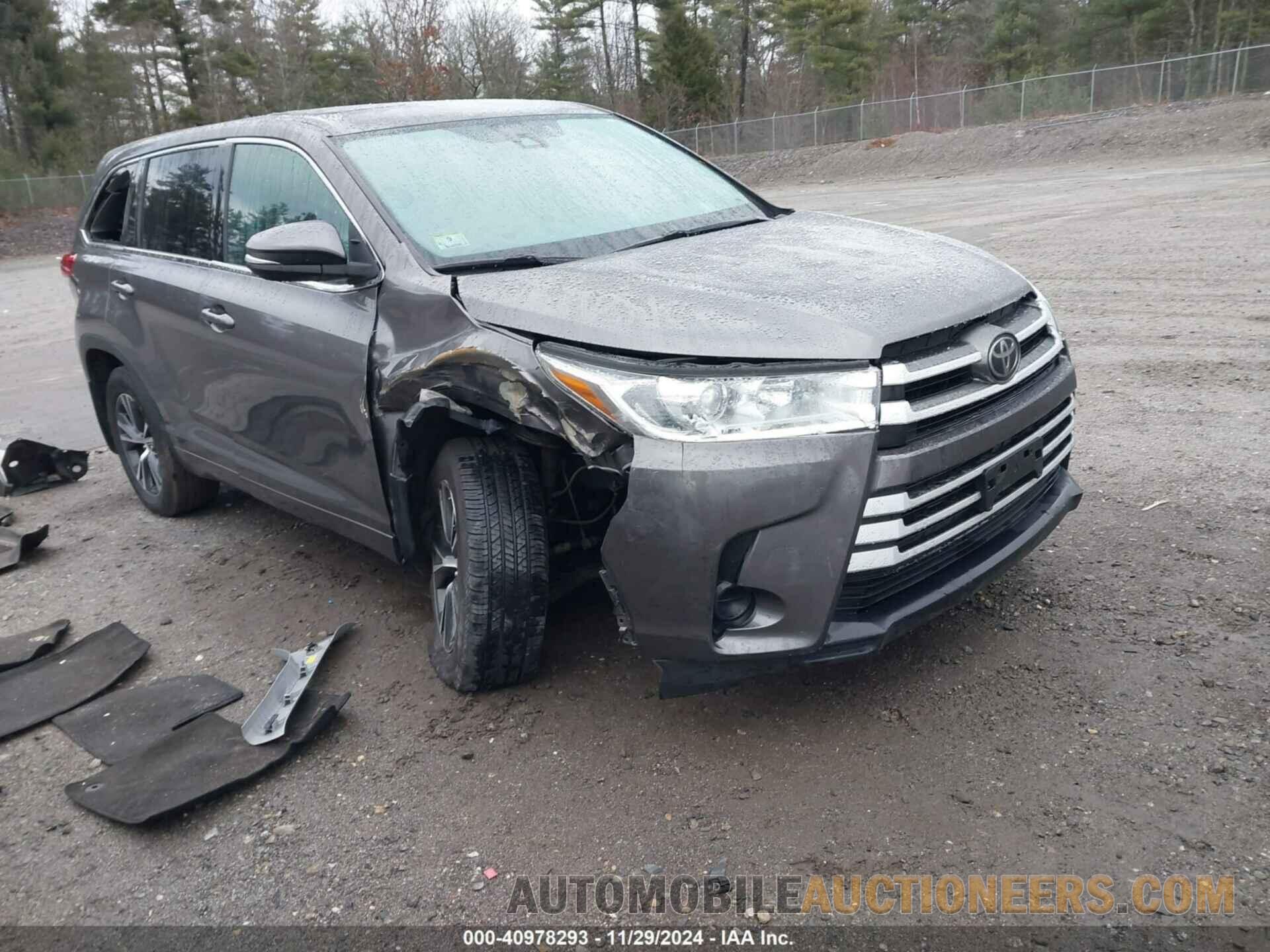 5TDBZRFH3HS465543 TOYOTA HIGHLANDER 2017