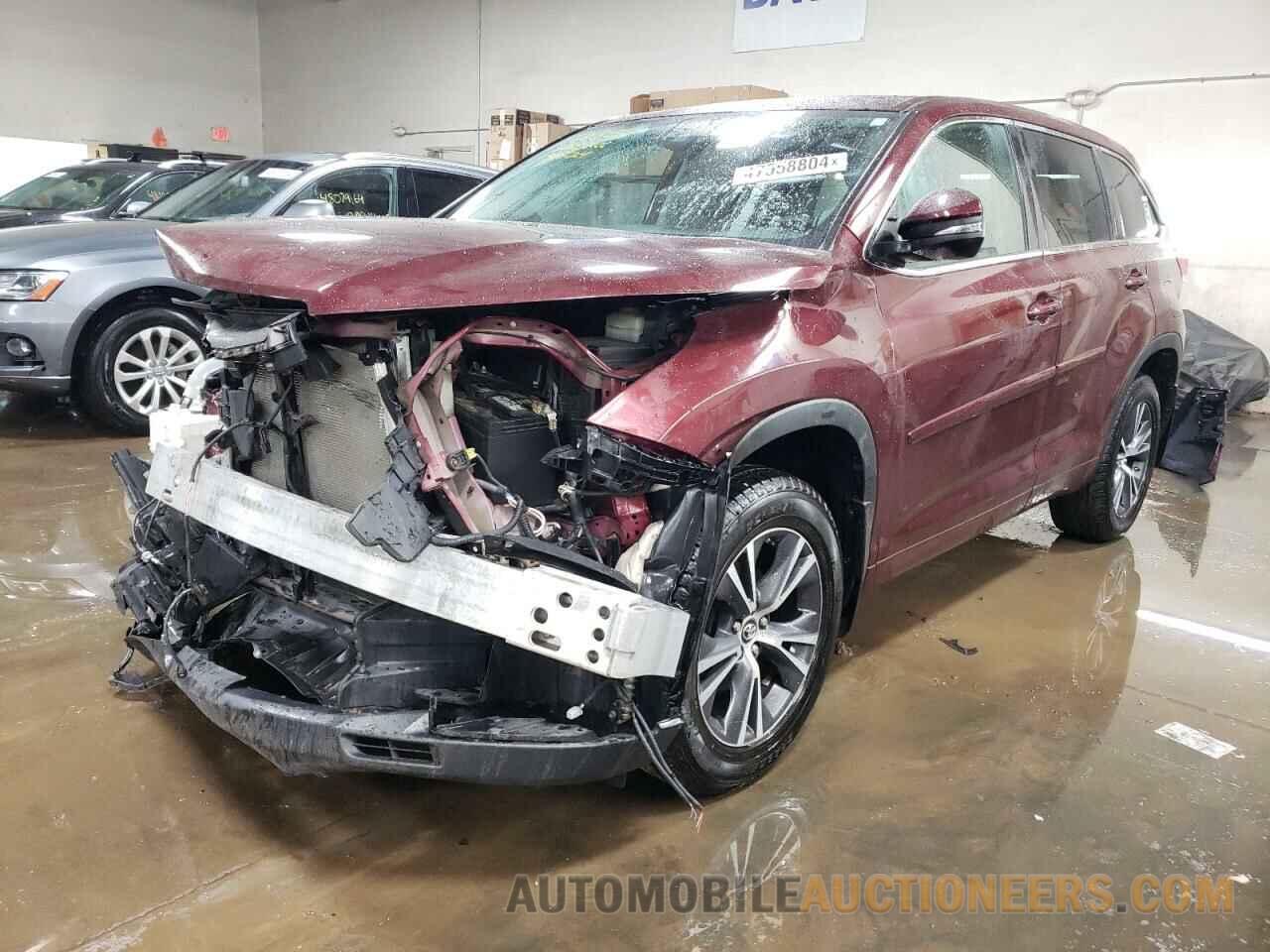 5TDBZRFH3JS844600 TOYOTA HIGHLANDER 2018