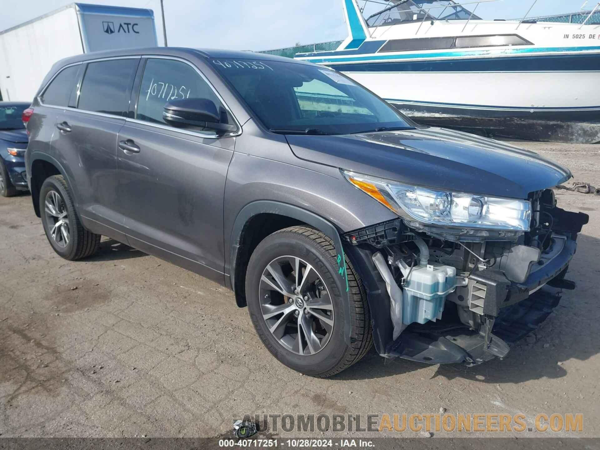 5TDBZRFH3JS846962 TOYOTA HIGHLANDER 2018