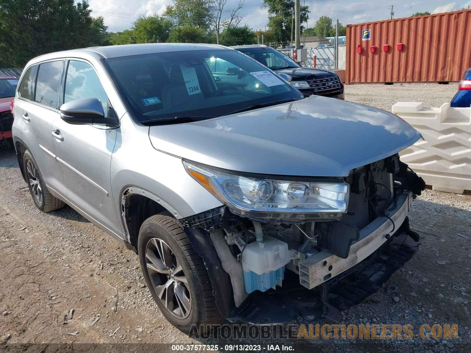 5TDBZRFH3JS884790 TOYOTA HIGHLANDER 2018