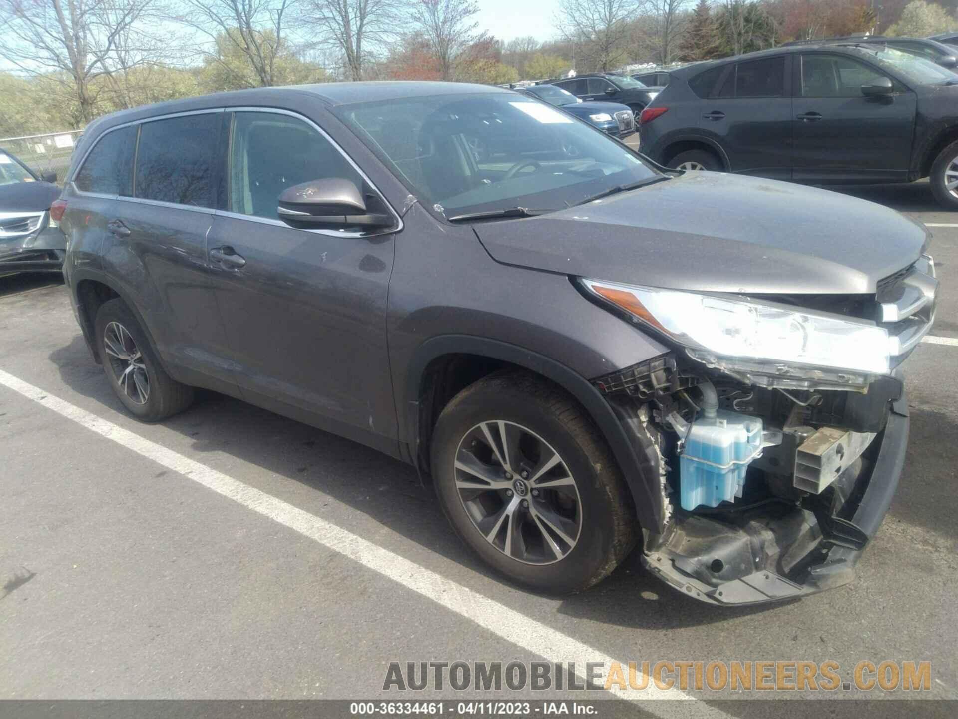 5TDBZRFH3KS721140 TOYOTA HIGHLANDER 2019