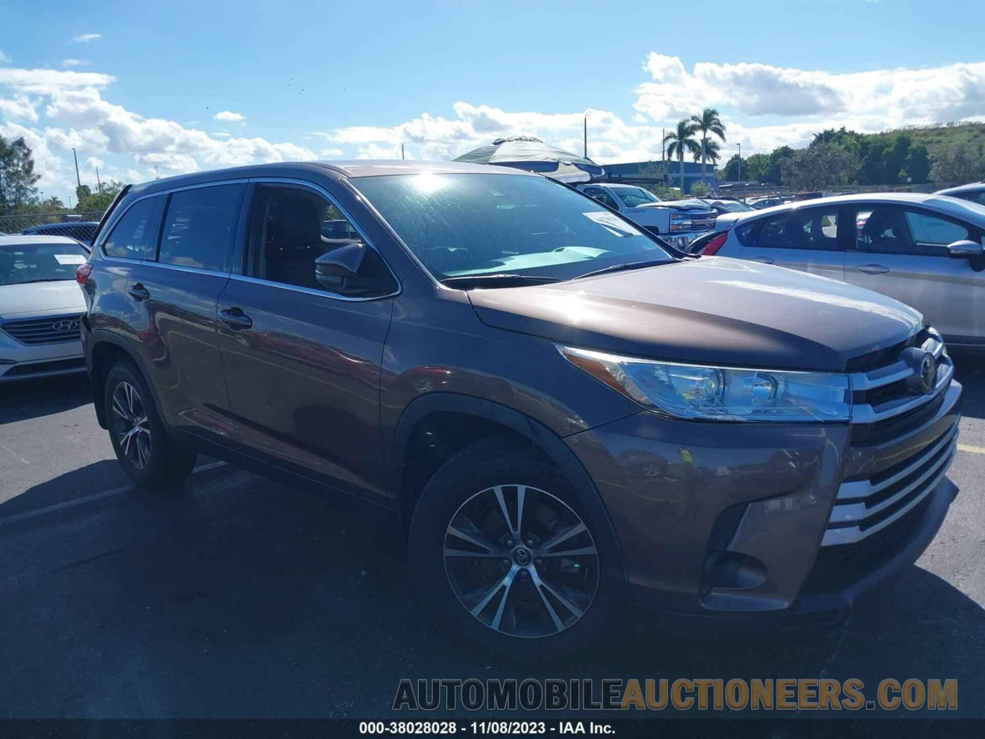 5TDBZRFH3KS728430 TOYOTA HIGHLANDER 2019