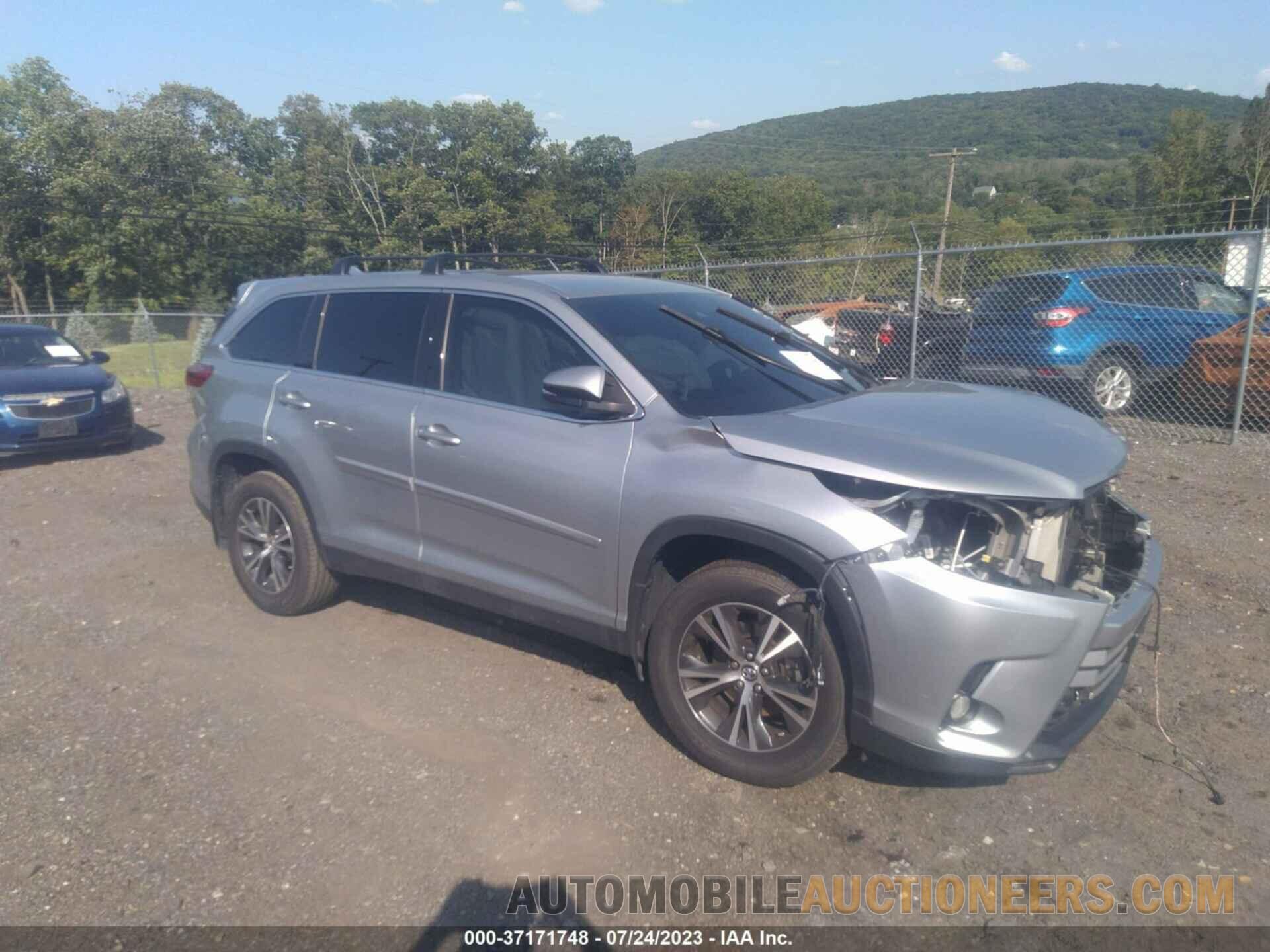 5TDBZRFH3KS917594 TOYOTA HIGHLANDER 2019