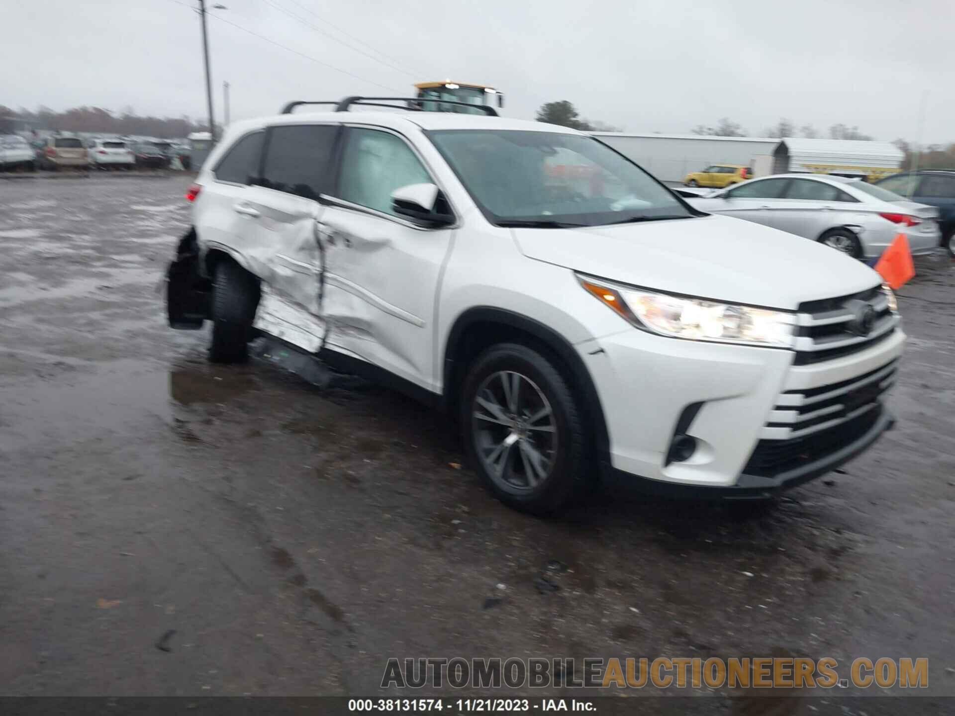 5TDBZRFH3KS918129 TOYOTA HIGHLANDER 2019