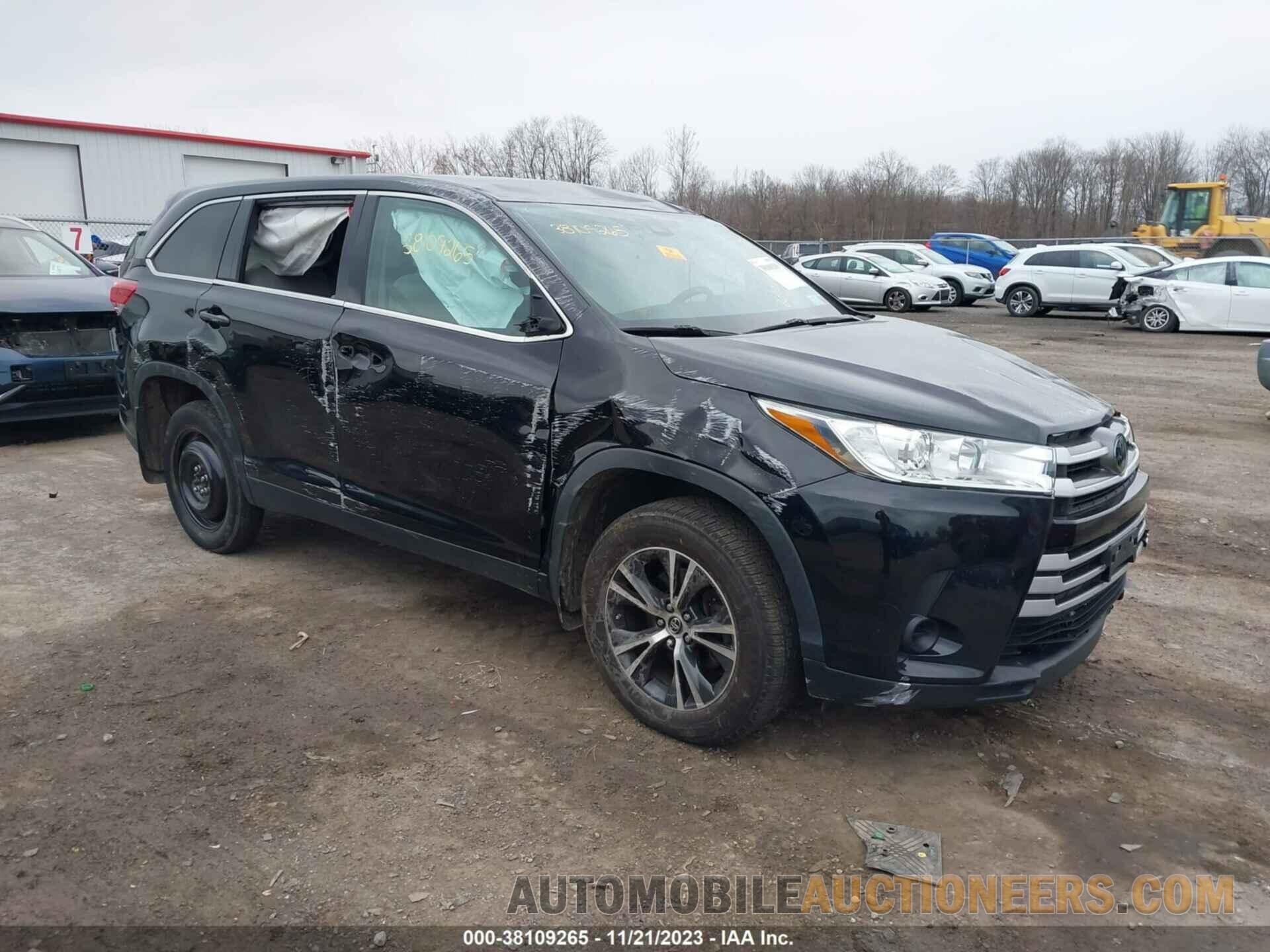 5TDBZRFH3KS972384 TOYOTA HIGHLANDER 2019