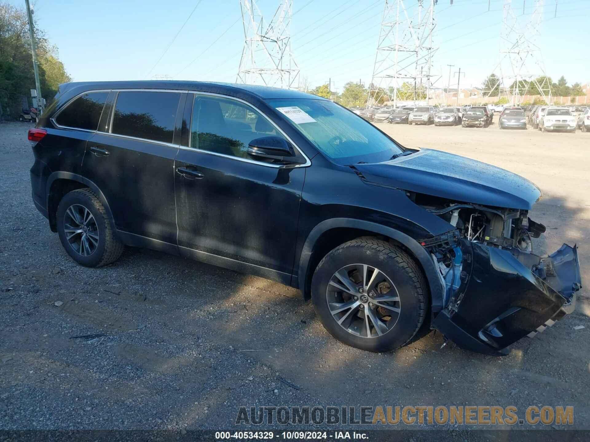 5TDBZRFH3KS974880 TOYOTA HIGHLANDER 2019