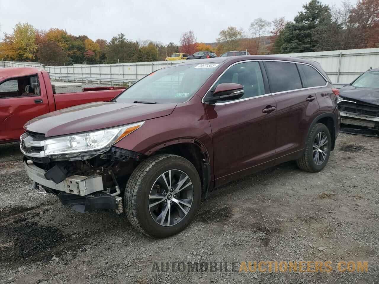 5TDBZRFH4HS360526 TOYOTA HIGHLANDER 2017