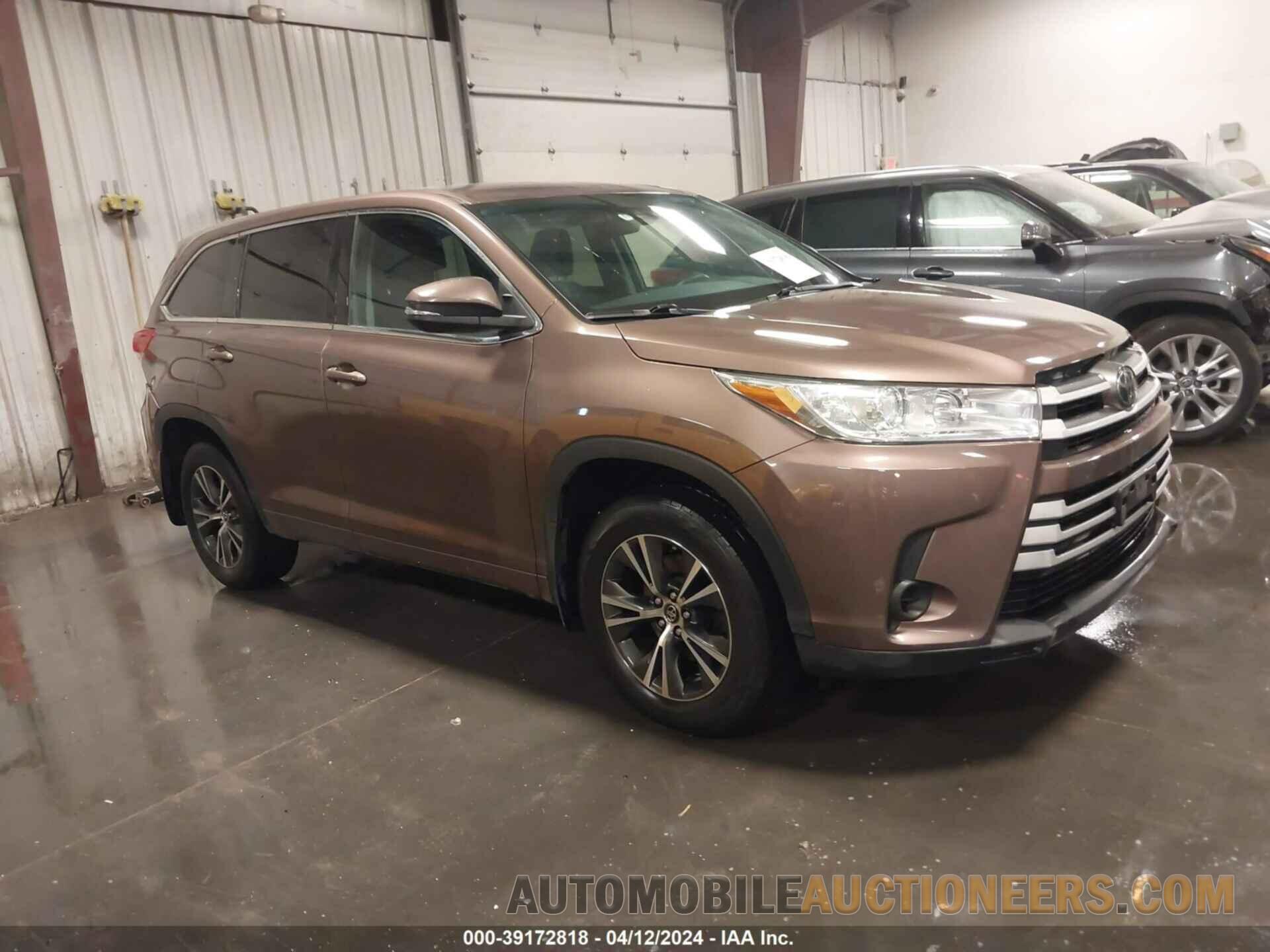 5TDBZRFH4HS365919 TOYOTA HIGHLANDER 2017