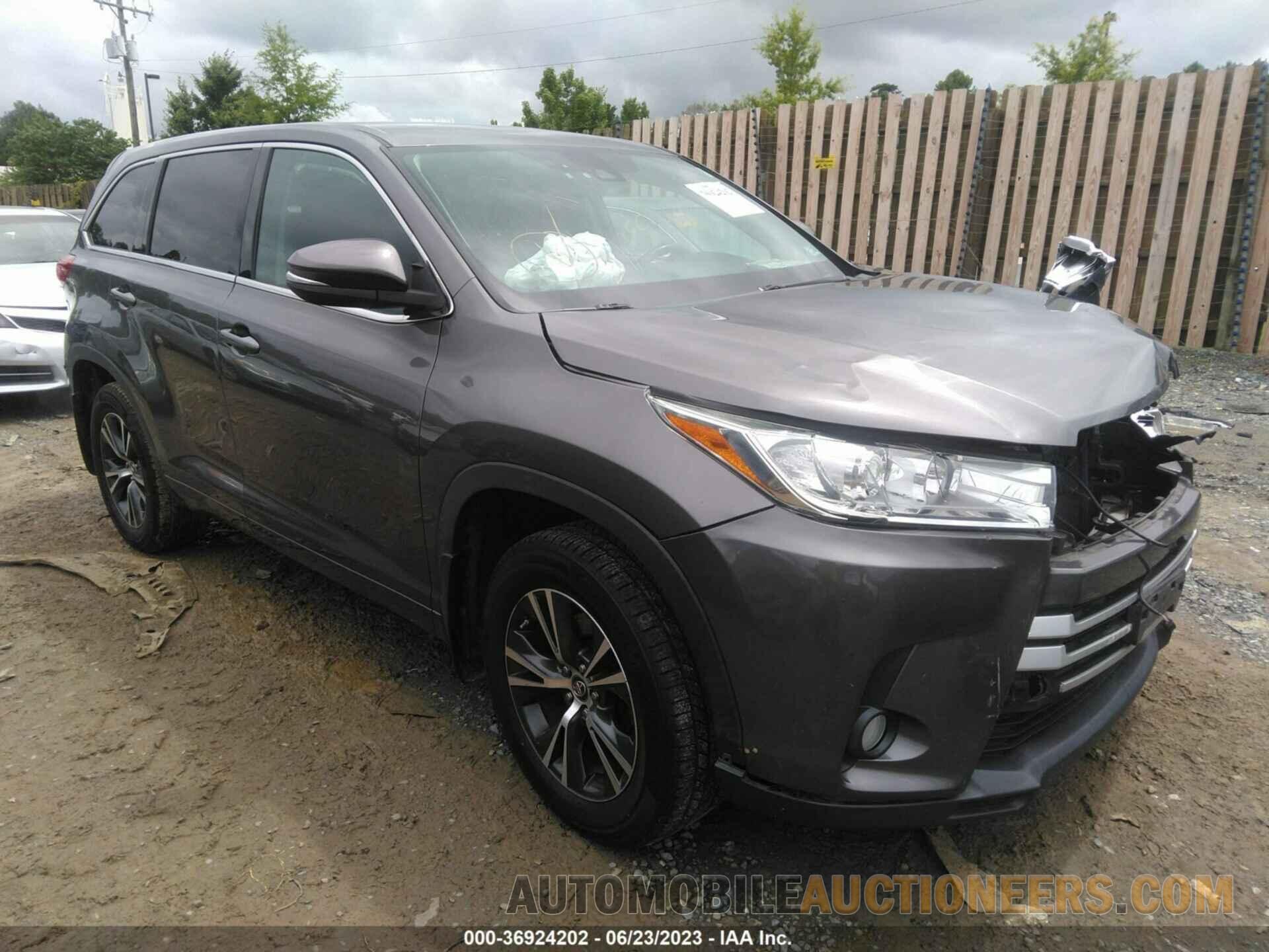 5TDBZRFH4HS403116 TOYOTA HIGHLANDER 2017