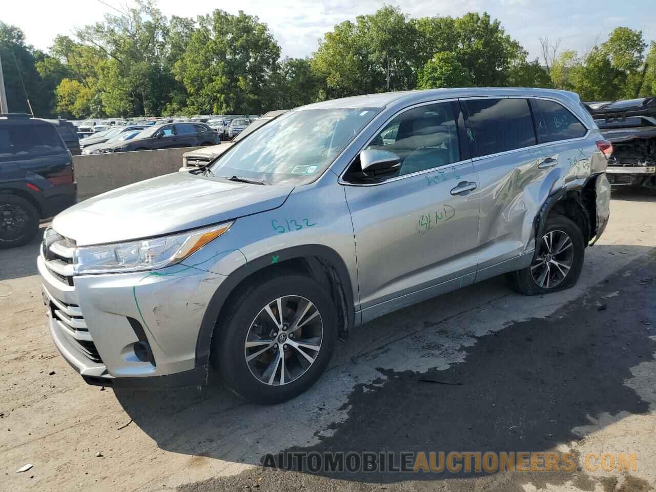 5TDBZRFH4HS484327 TOYOTA HIGHLANDER 2017