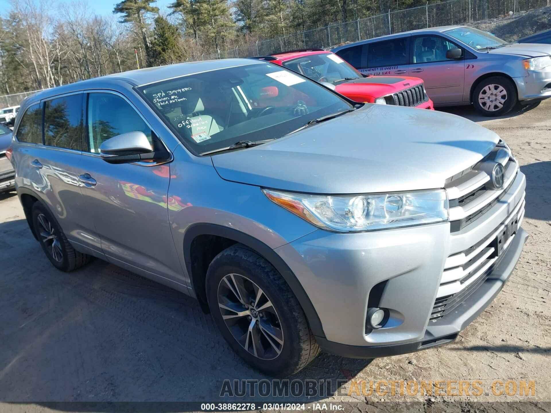 5TDBZRFH4JS810164 TOYOTA HIGHLANDER 2018