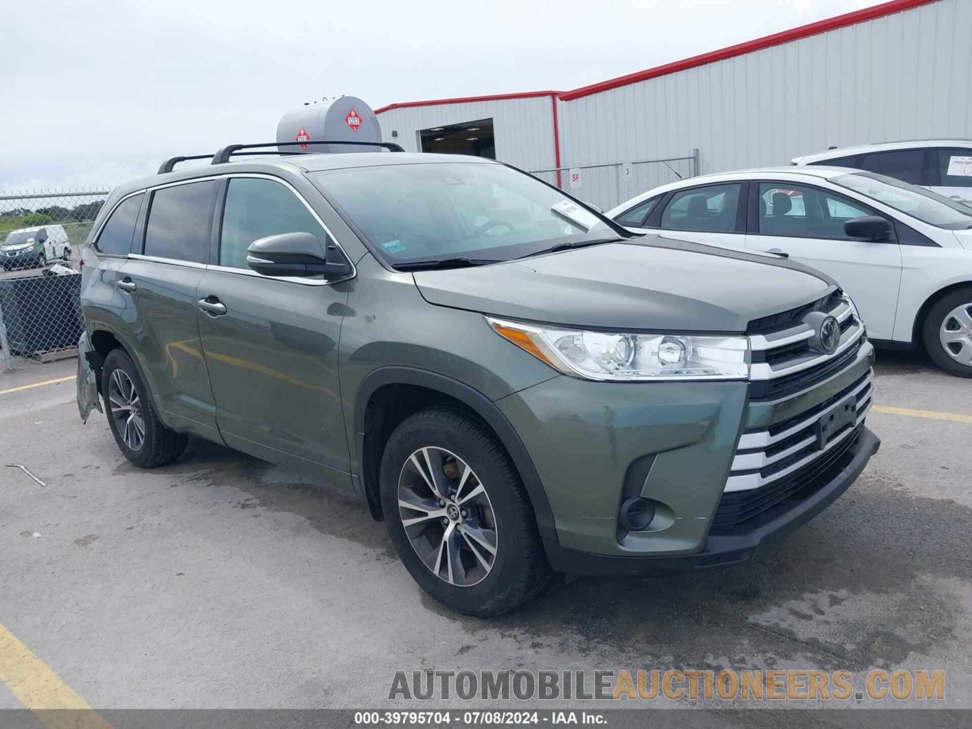 5TDBZRFH4JS874172 TOYOTA HIGHLANDER 2018