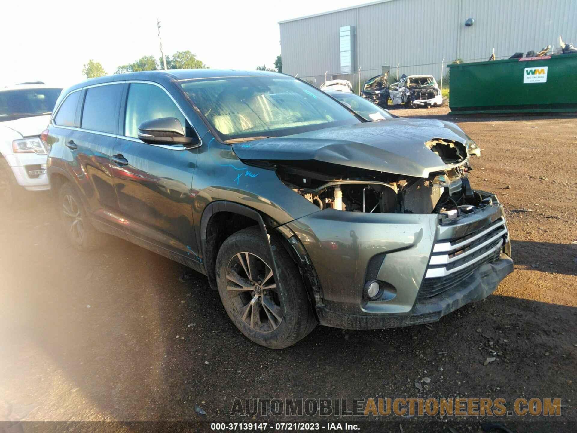 5TDBZRFH4JS887701 TOYOTA HIGHLANDER 2018